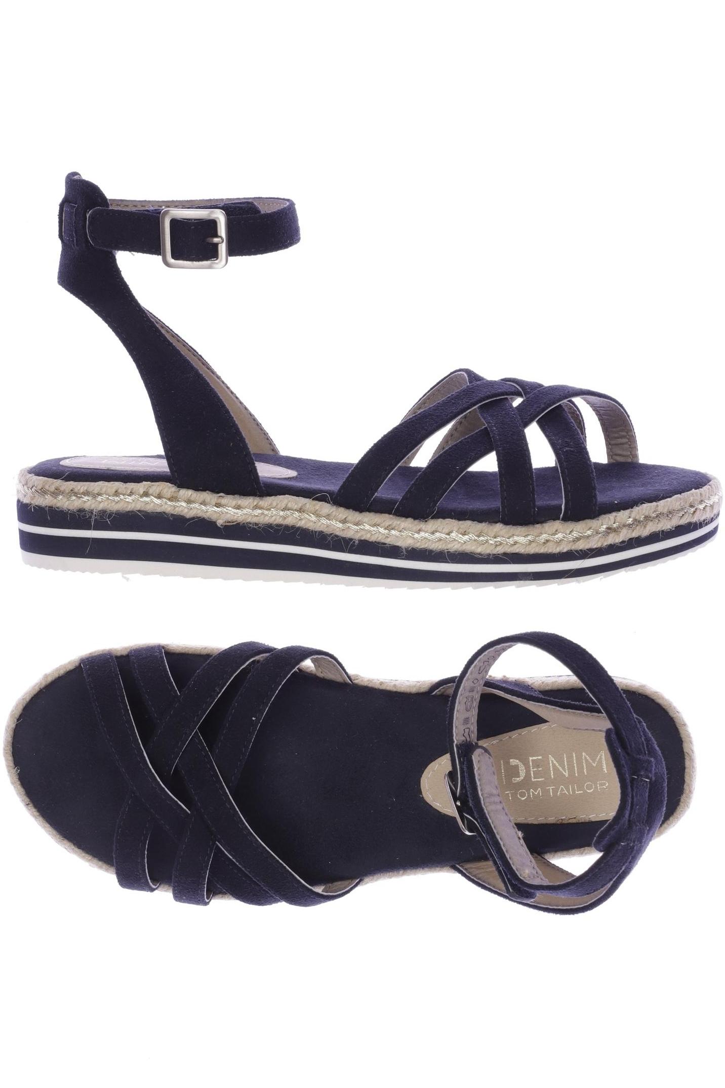 

Tom Tailor Damen Sandale, marineblau, Gr. 39