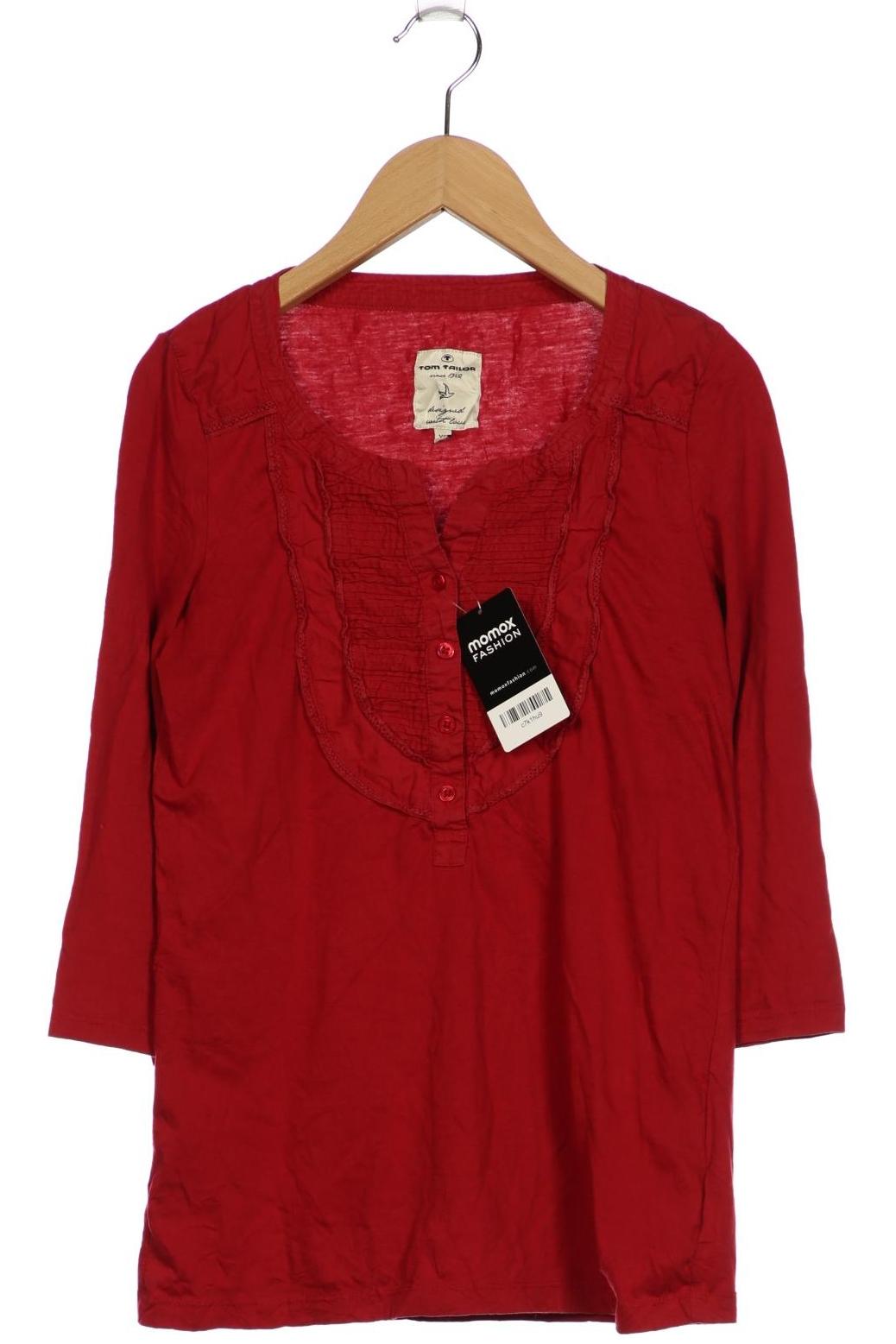 

Tom Tailor Damen Langarmshirt, bordeaux, Gr. 34