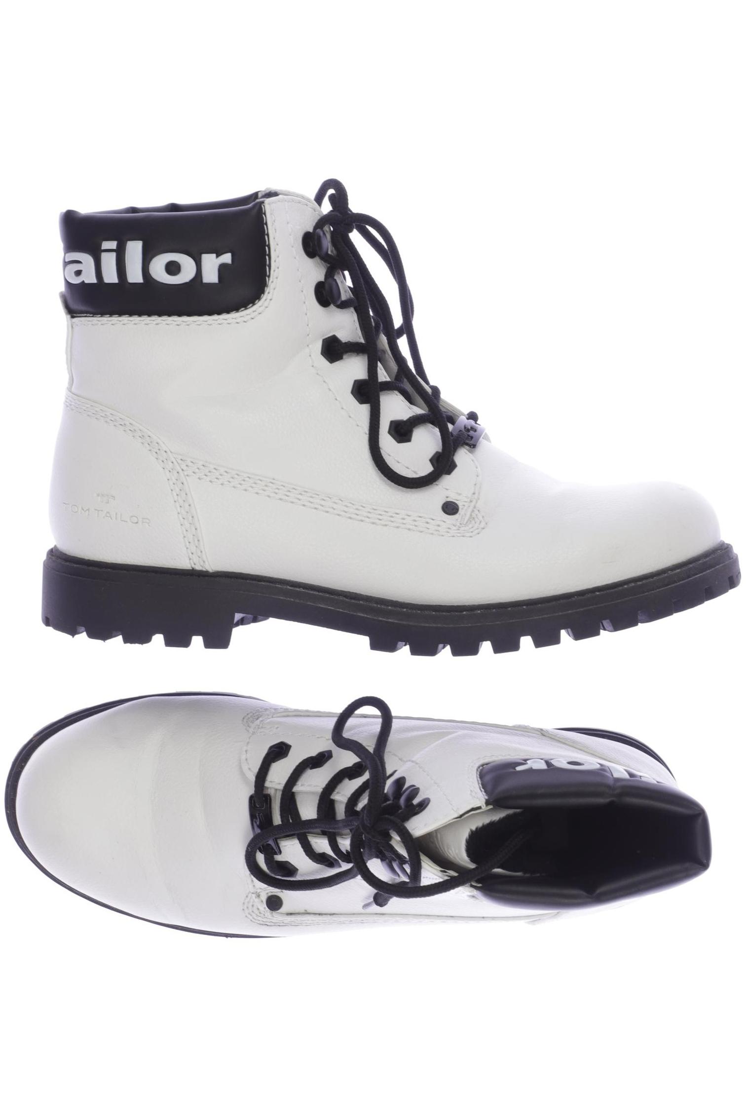 

Tom Tailor Damen Stiefelette, weiß