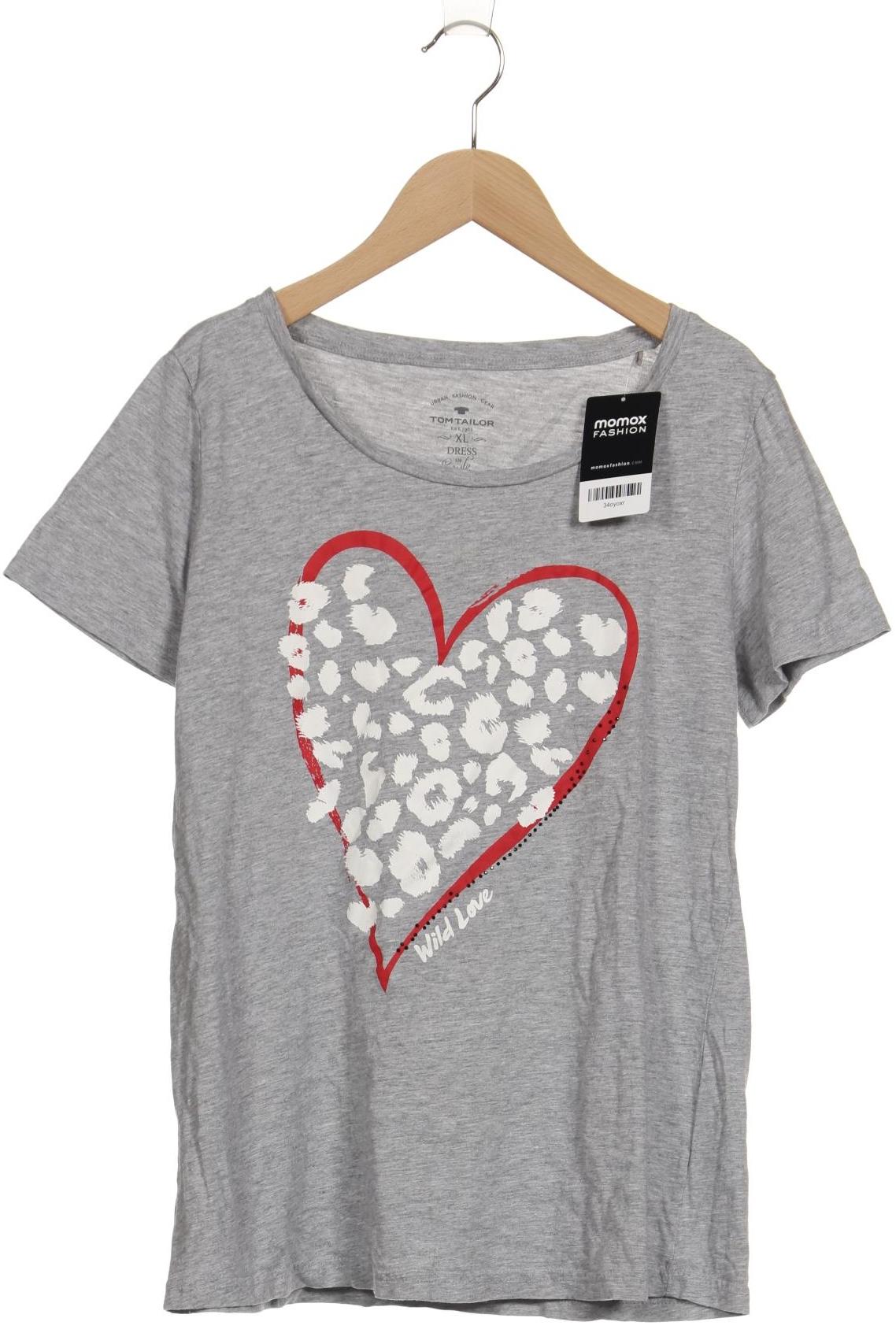 

Tom Tailor Damen T-Shirt, grau, Gr. 44