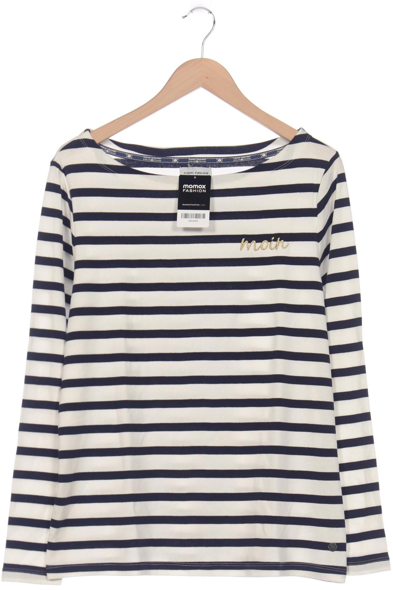 

Tom Tailor Damen Langarmshirt, weiß, Gr. 48