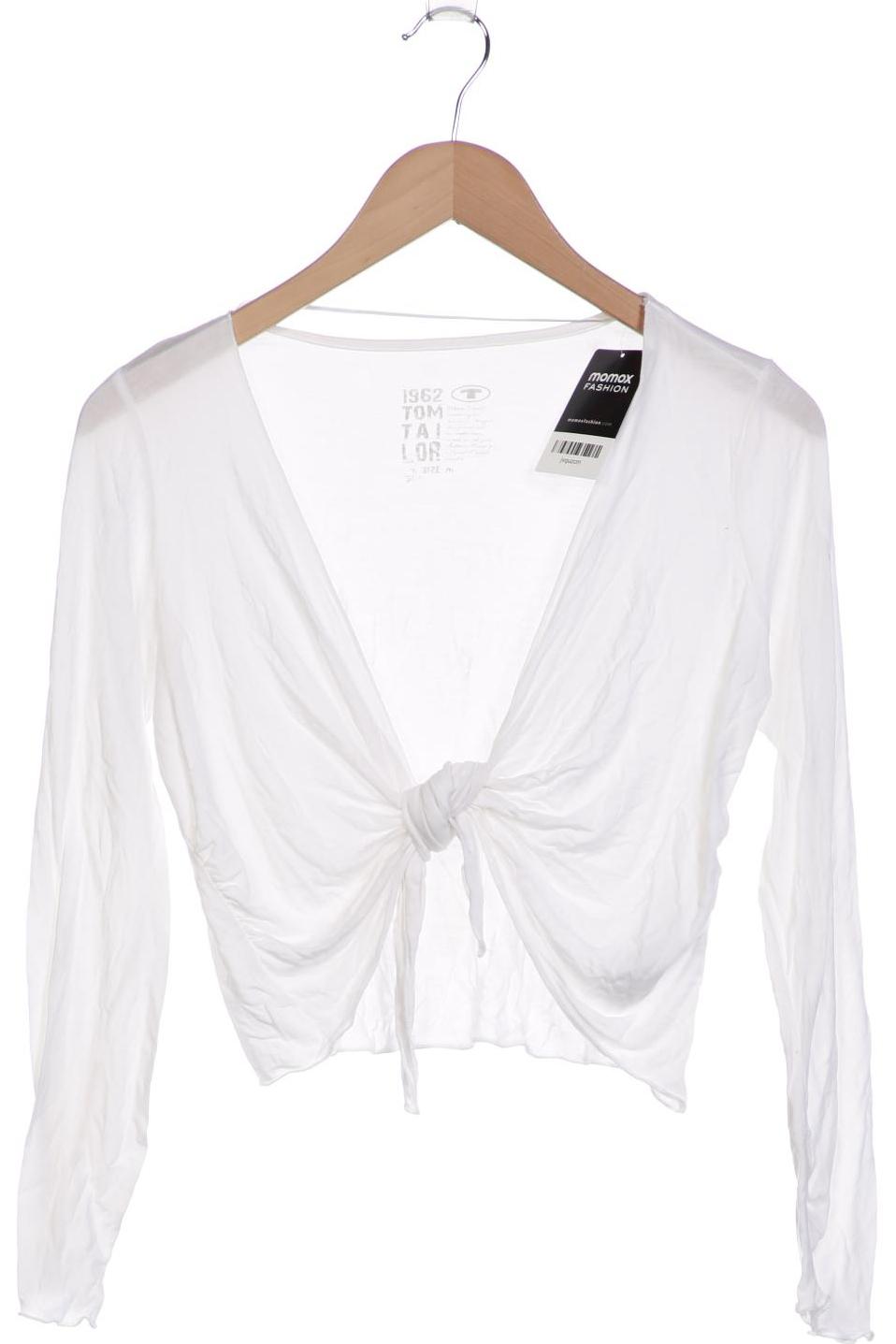 

Tom Tailor Damen Langarmshirt, weiß, Gr. 38