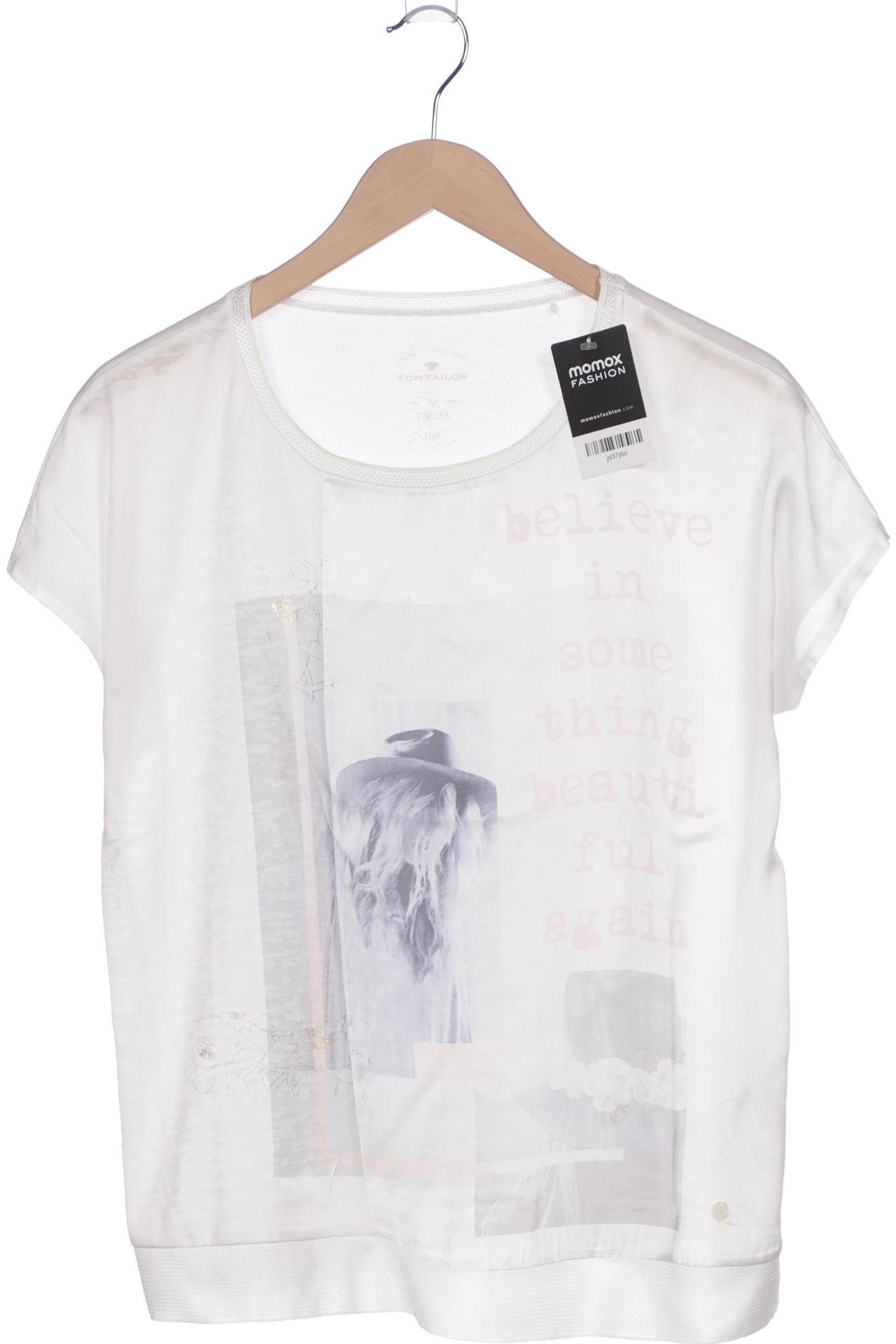 

Tom Tailor Damen T-Shirt, weiß, Gr. 38