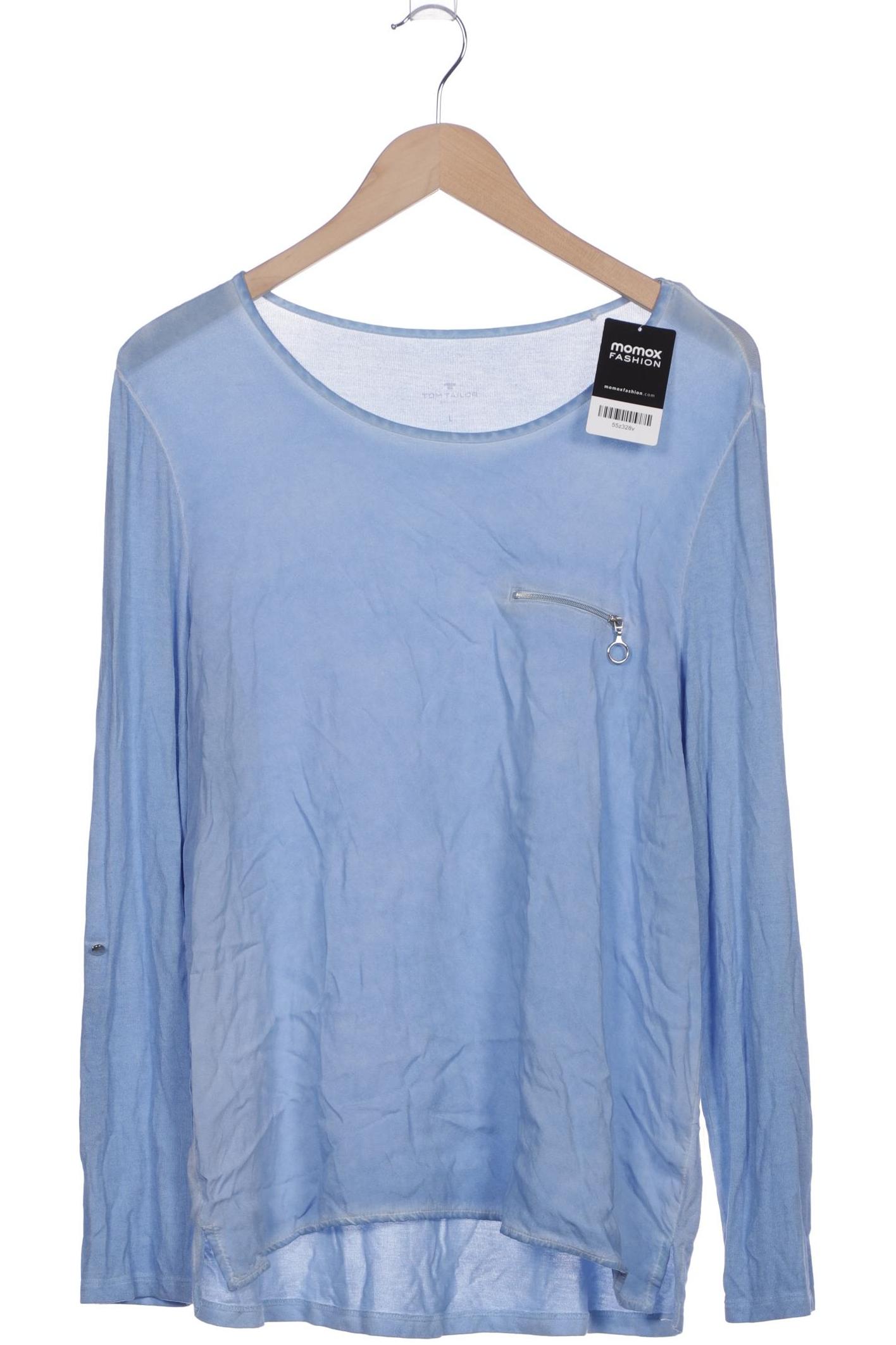 

Tom Tailor Damen Langarmshirt, blau, Gr. 42