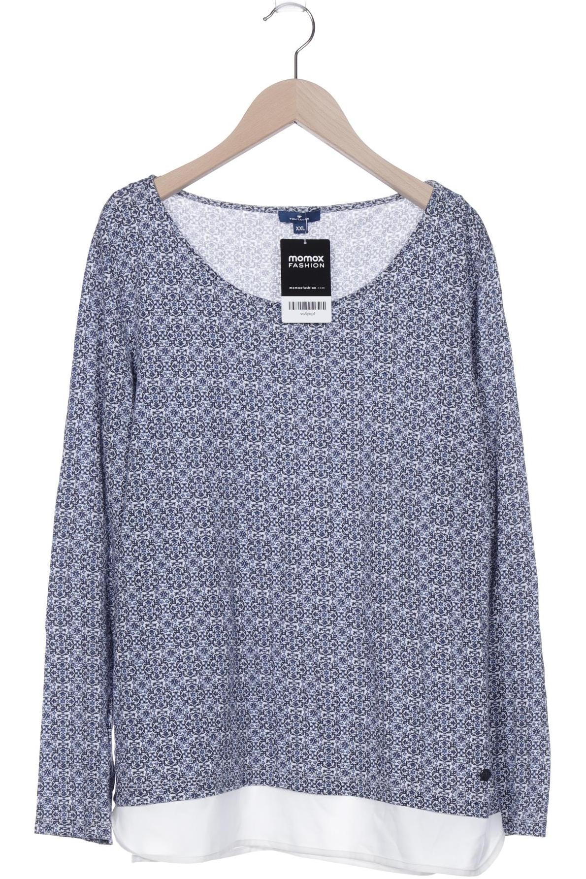 

Tom Tailor Damen Langarmshirt, blau, Gr. 46