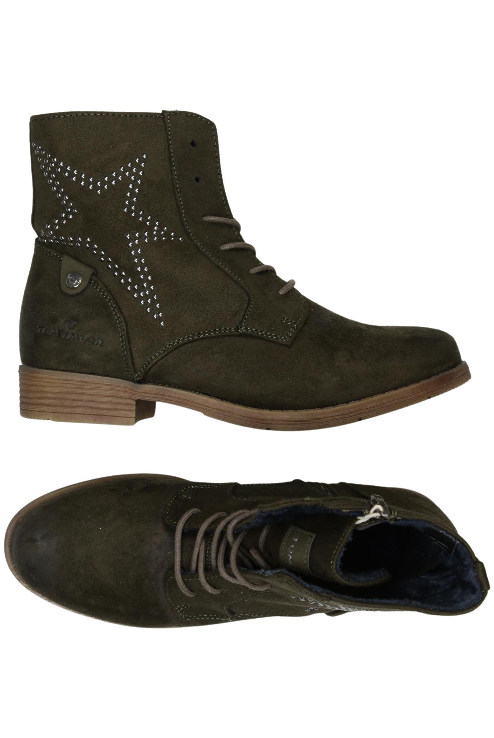 

Tom Tailor Damen Stiefelette, grün, Gr. 37