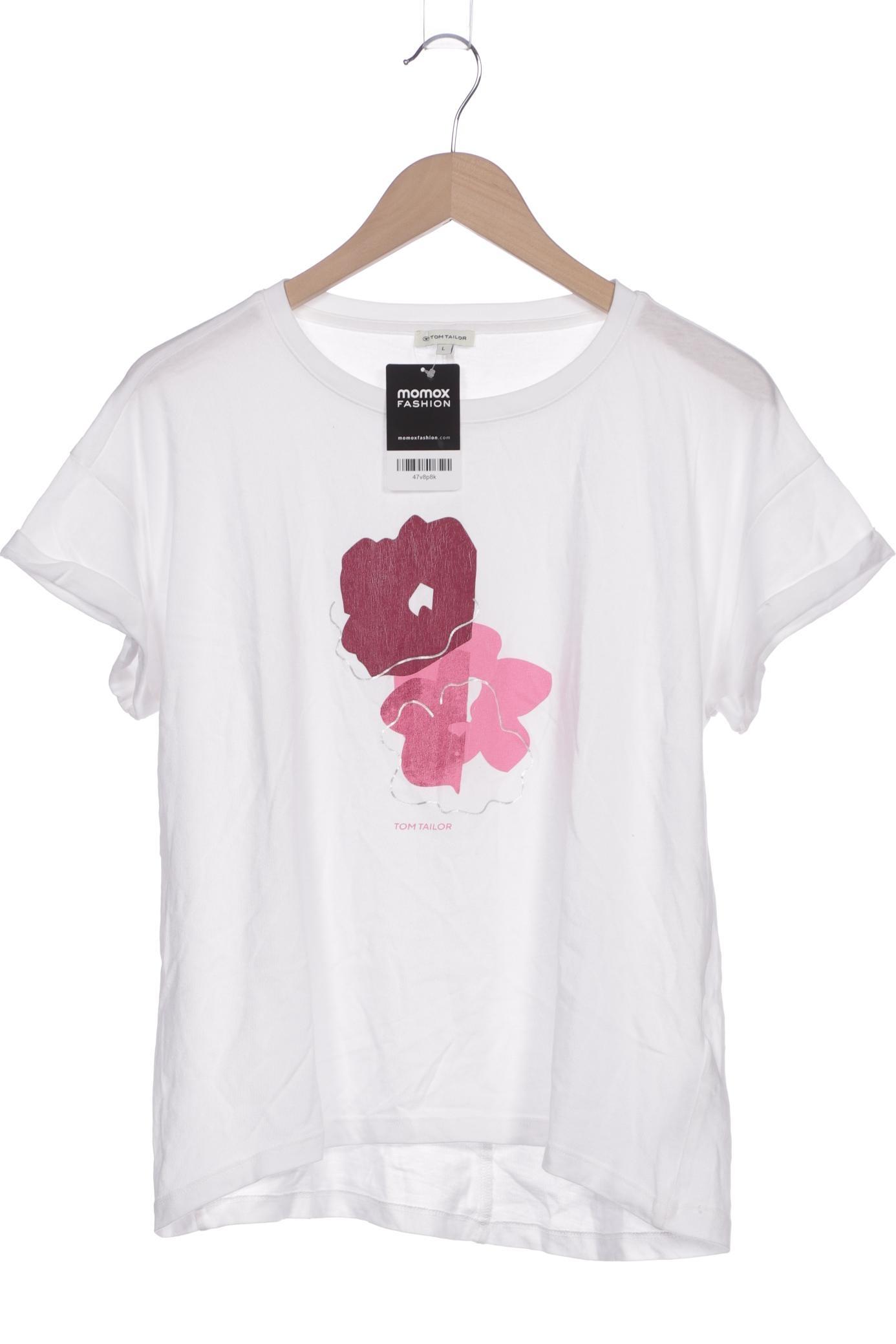 

Tom Tailor Damen T-Shirt, weiß, Gr. 42