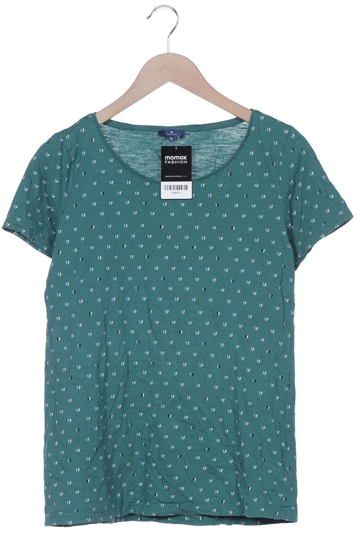

Tom Tailor Damen T-Shirt, türkis, Gr. 44