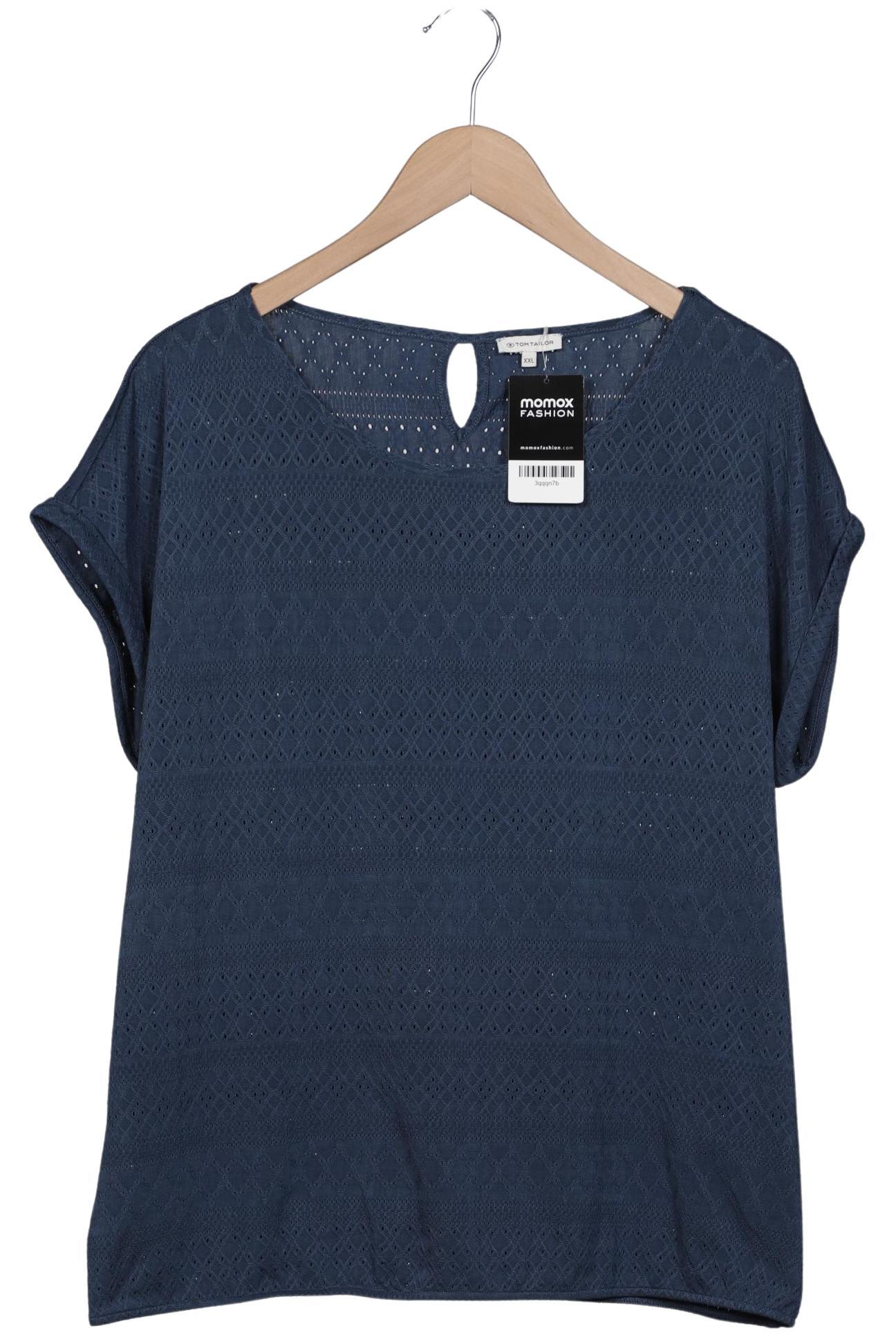 

Tom Tailor Damen T-Shirt, blau, Gr. 46