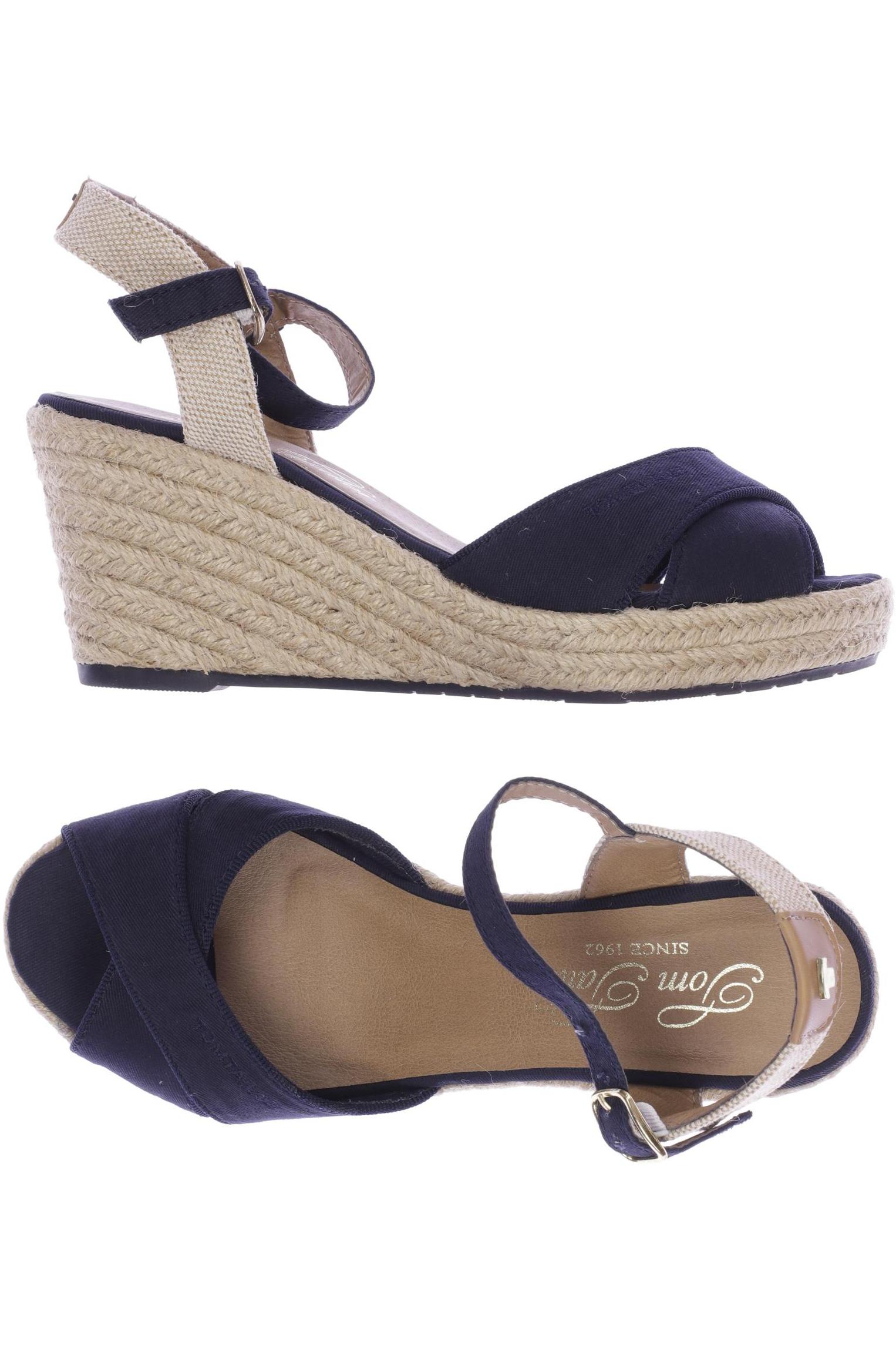 

Tom Tailor Damen Sandale, marineblau, Gr. 37