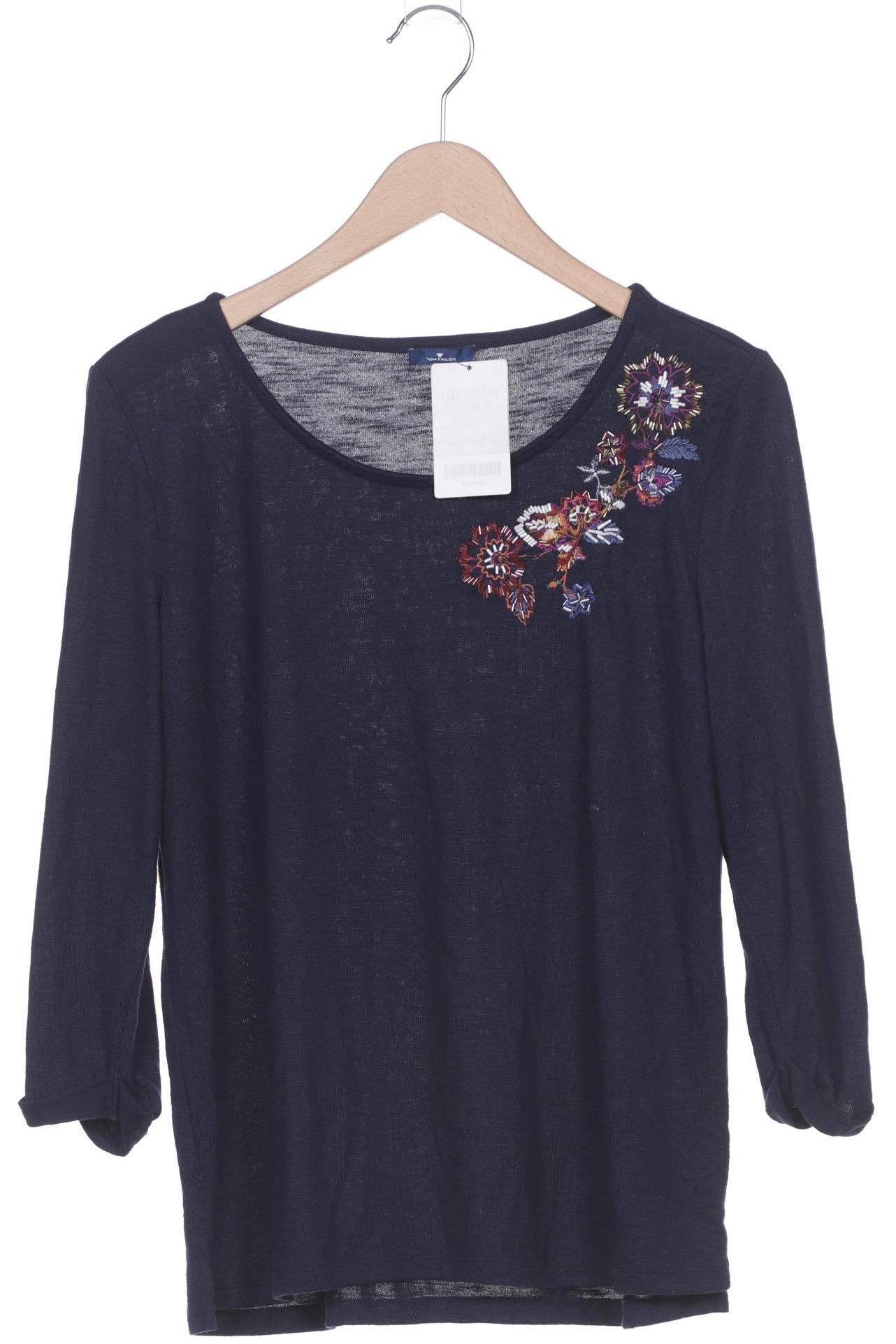 

Tom Tailor Damen Langarmshirt, marineblau, Gr. 38