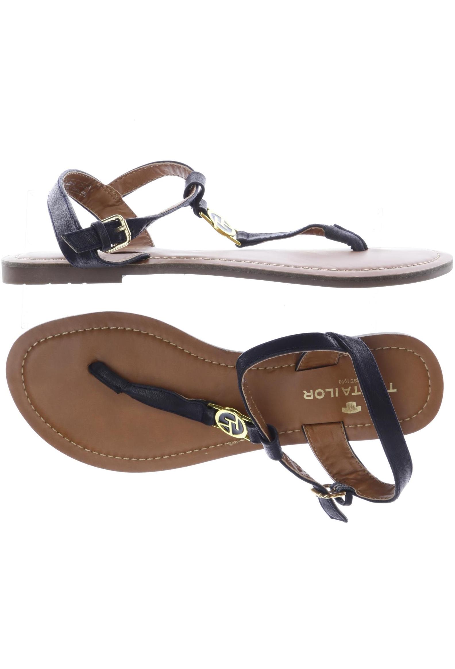 

Tom Tailor Damen Sandale, schwarz, Gr. 38