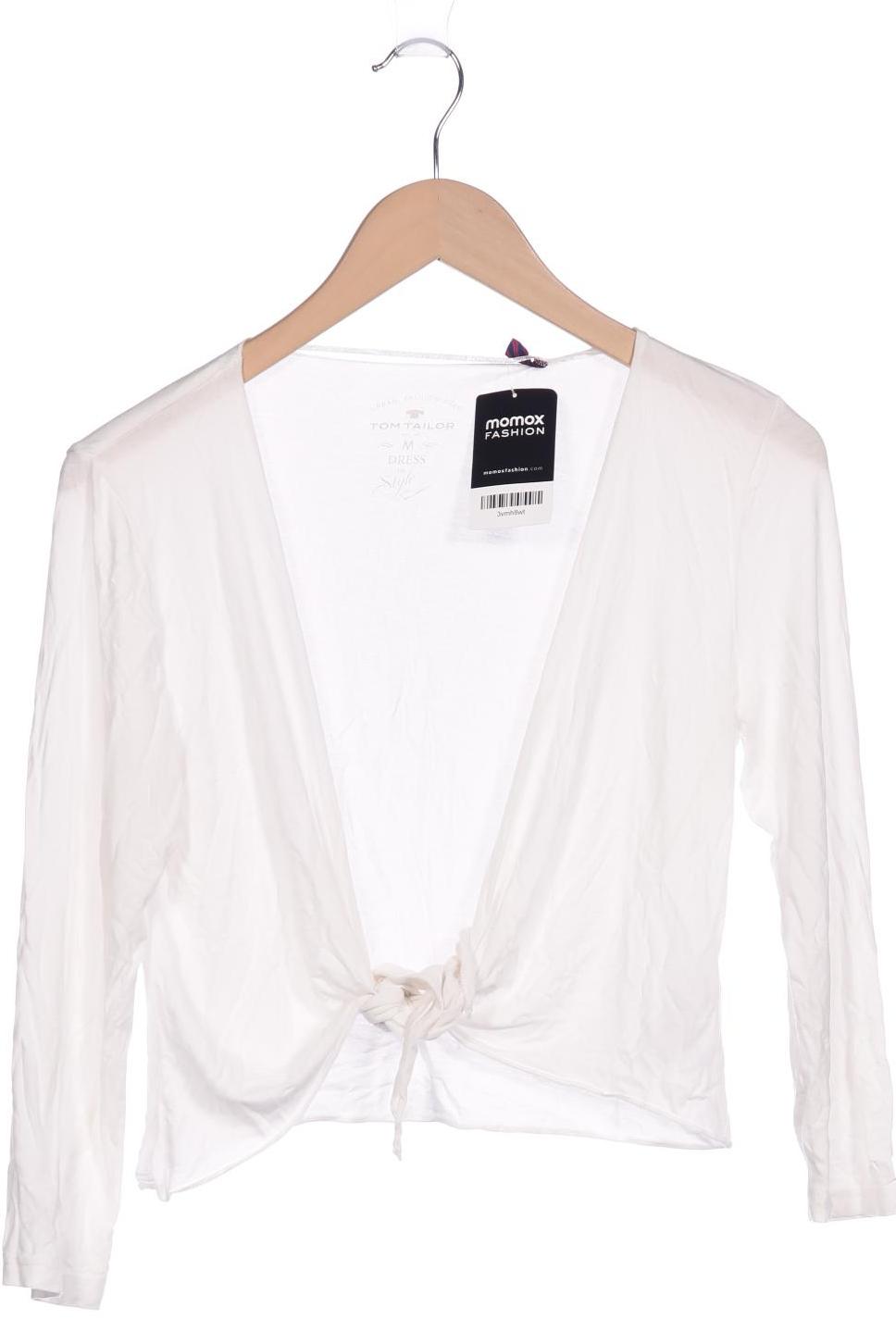 

Tom Tailor Damen Langarmshirt, weiß, Gr. 38