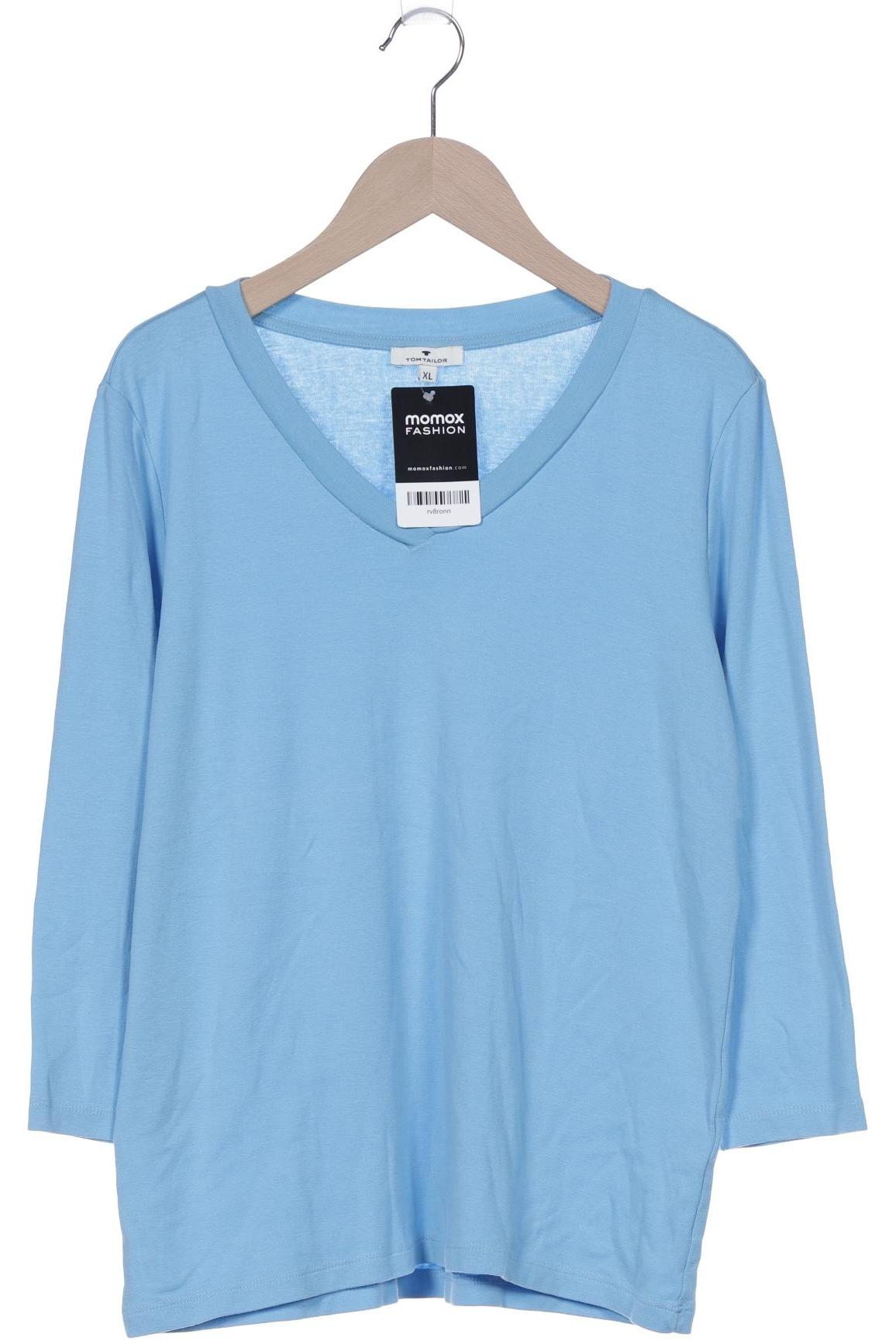 

Tom Tailor Damen Langarmshirt, blau, Gr. 44