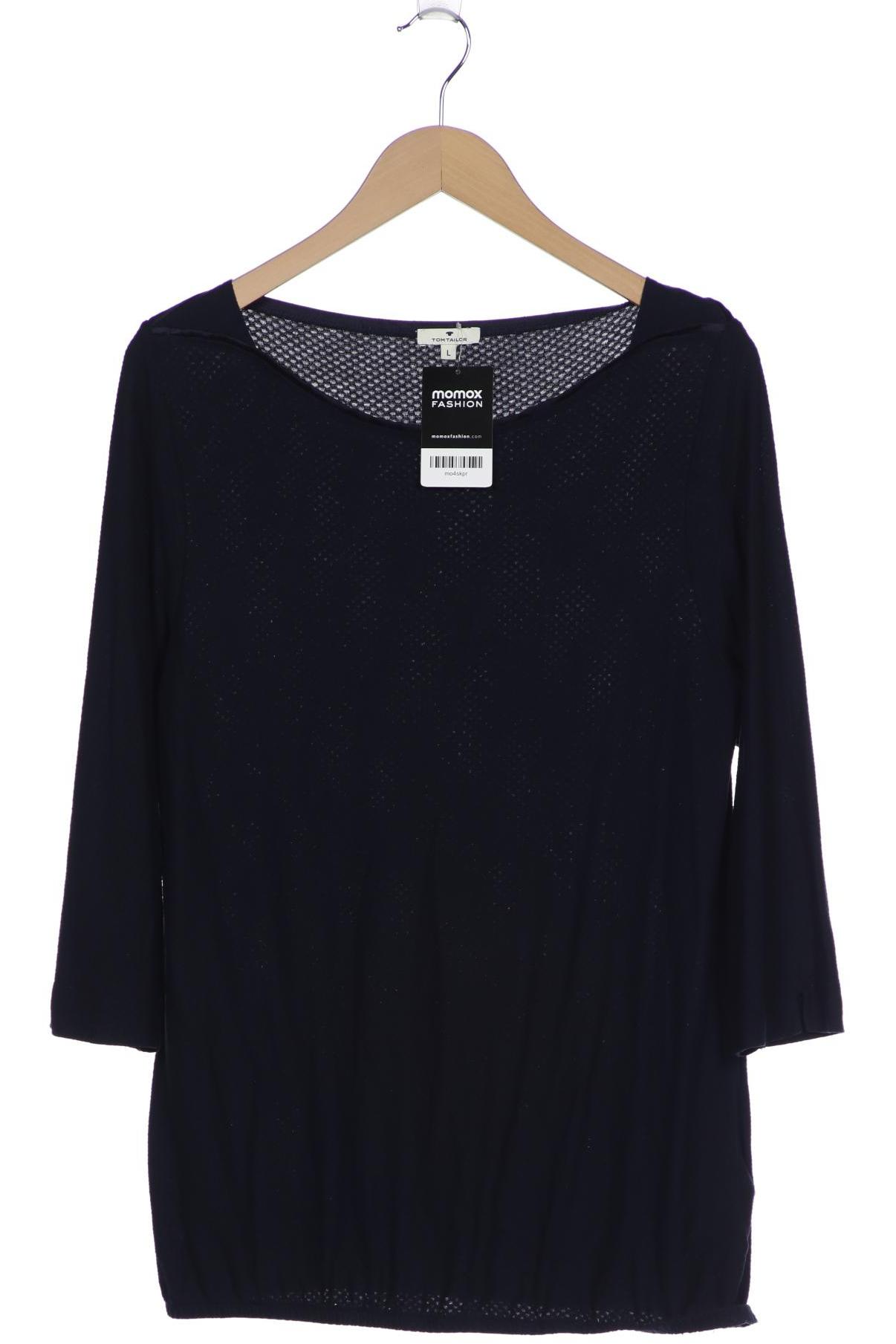 

Tom Tailor Damen Langarmshirt, marineblau, Gr. 42