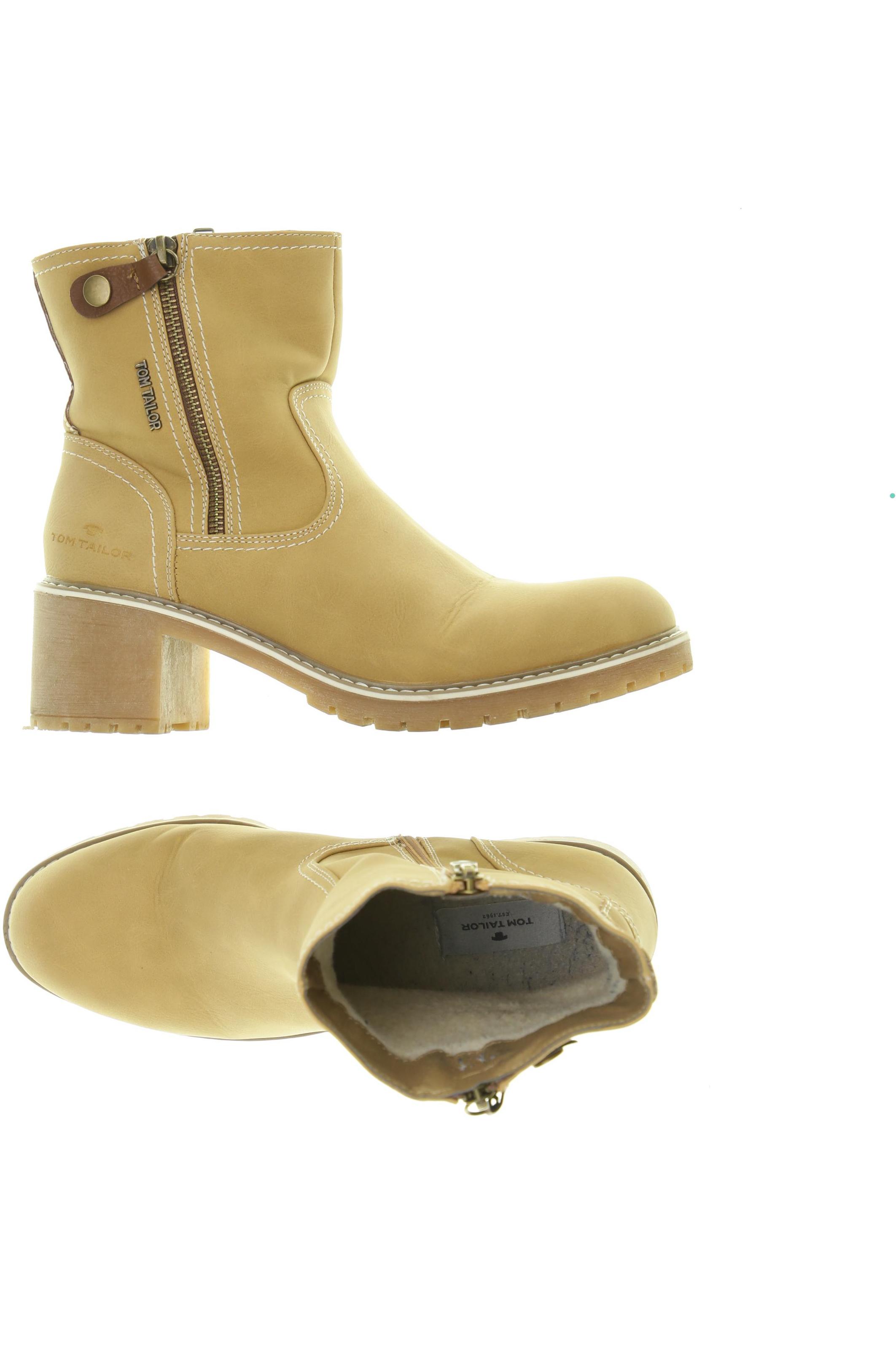 

Tom Tailor Damen Stiefelette, beige, Gr. 40