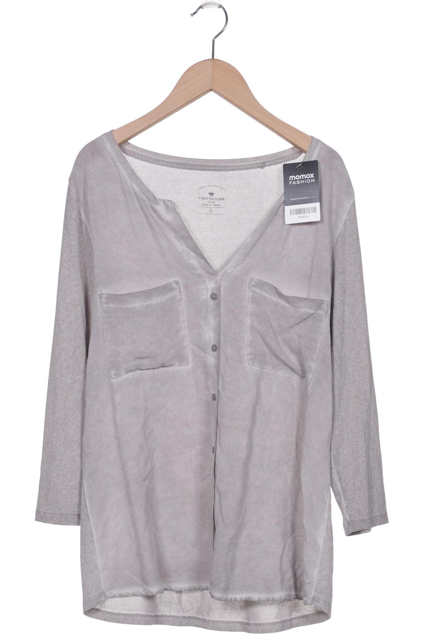 

Tom Tailor Damen Langarmshirt, grau, Gr. 36