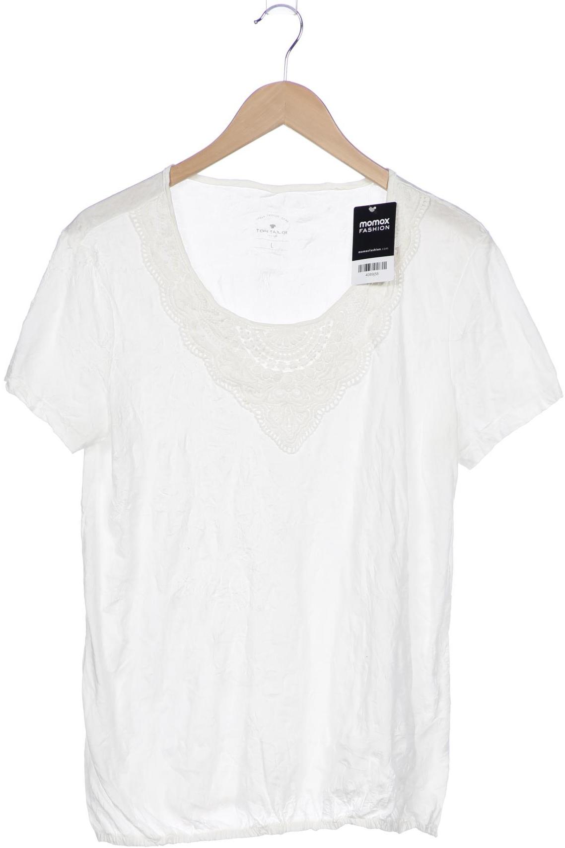 

Tom Tailor Damen T-Shirt, weiß, Gr. 42