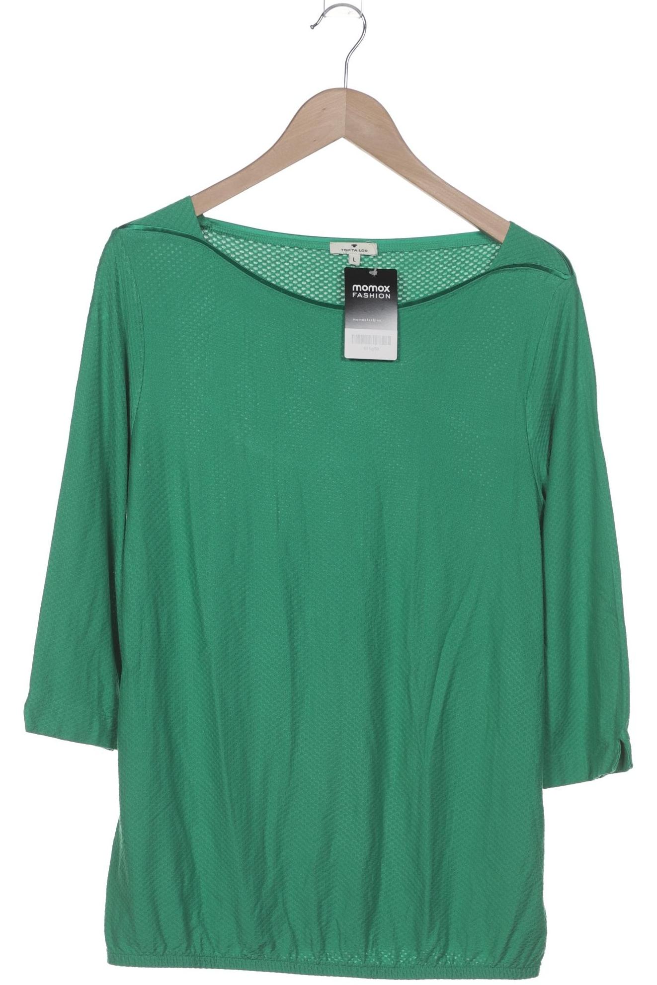

Tom Tailor Damen Langarmshirt, grün, Gr. 42