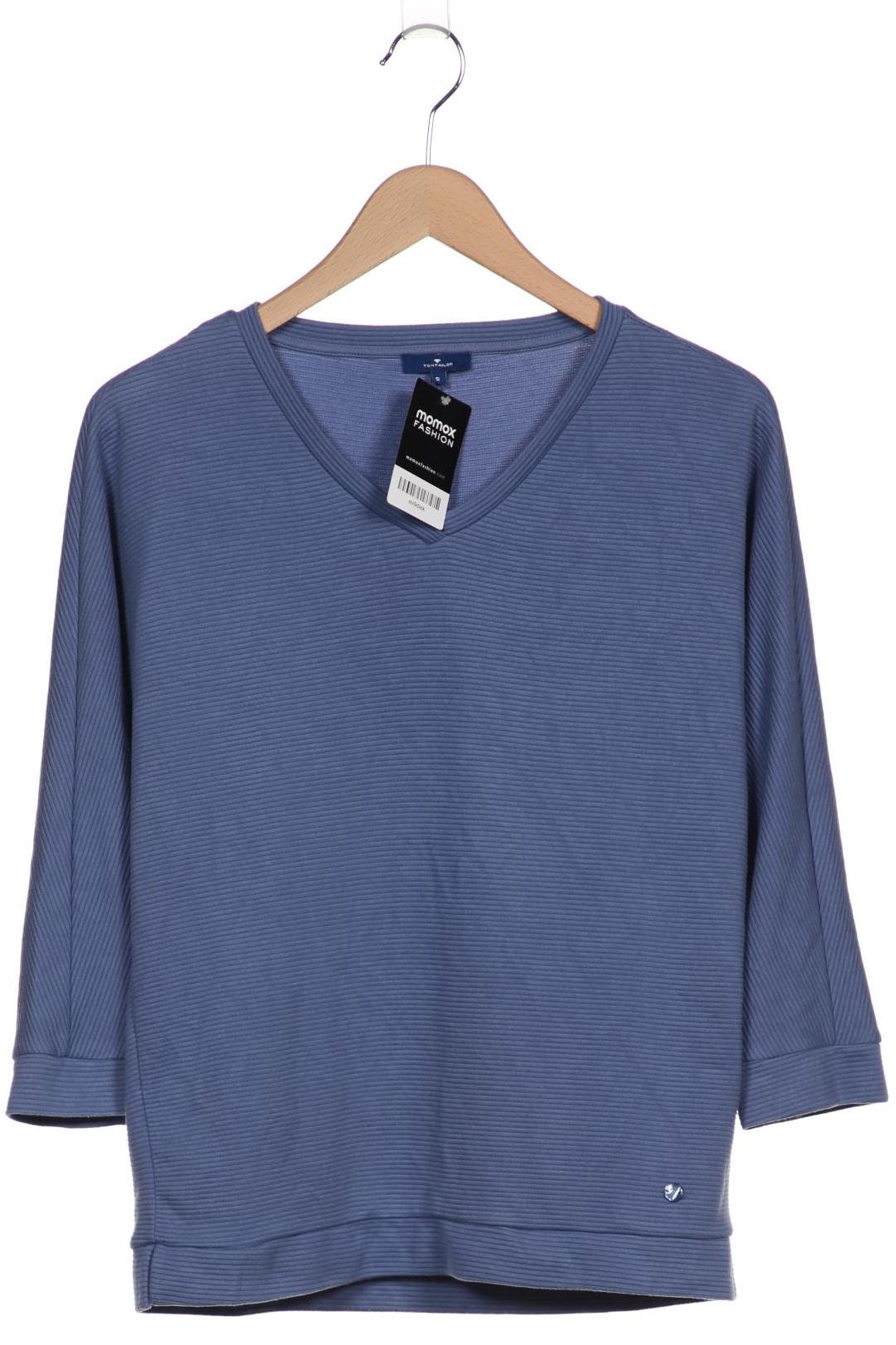 

Tom Tailor Damen Langarmshirt, blau, Gr. 36