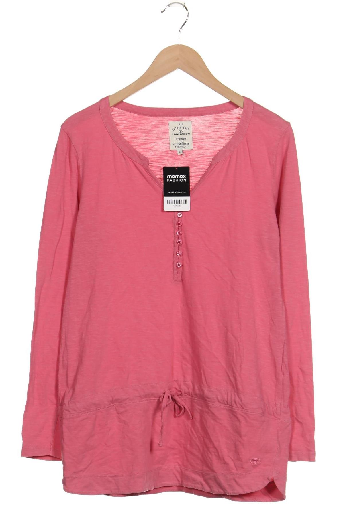 

Tom Tailor Damen Langarmshirt, pink, Gr. 42