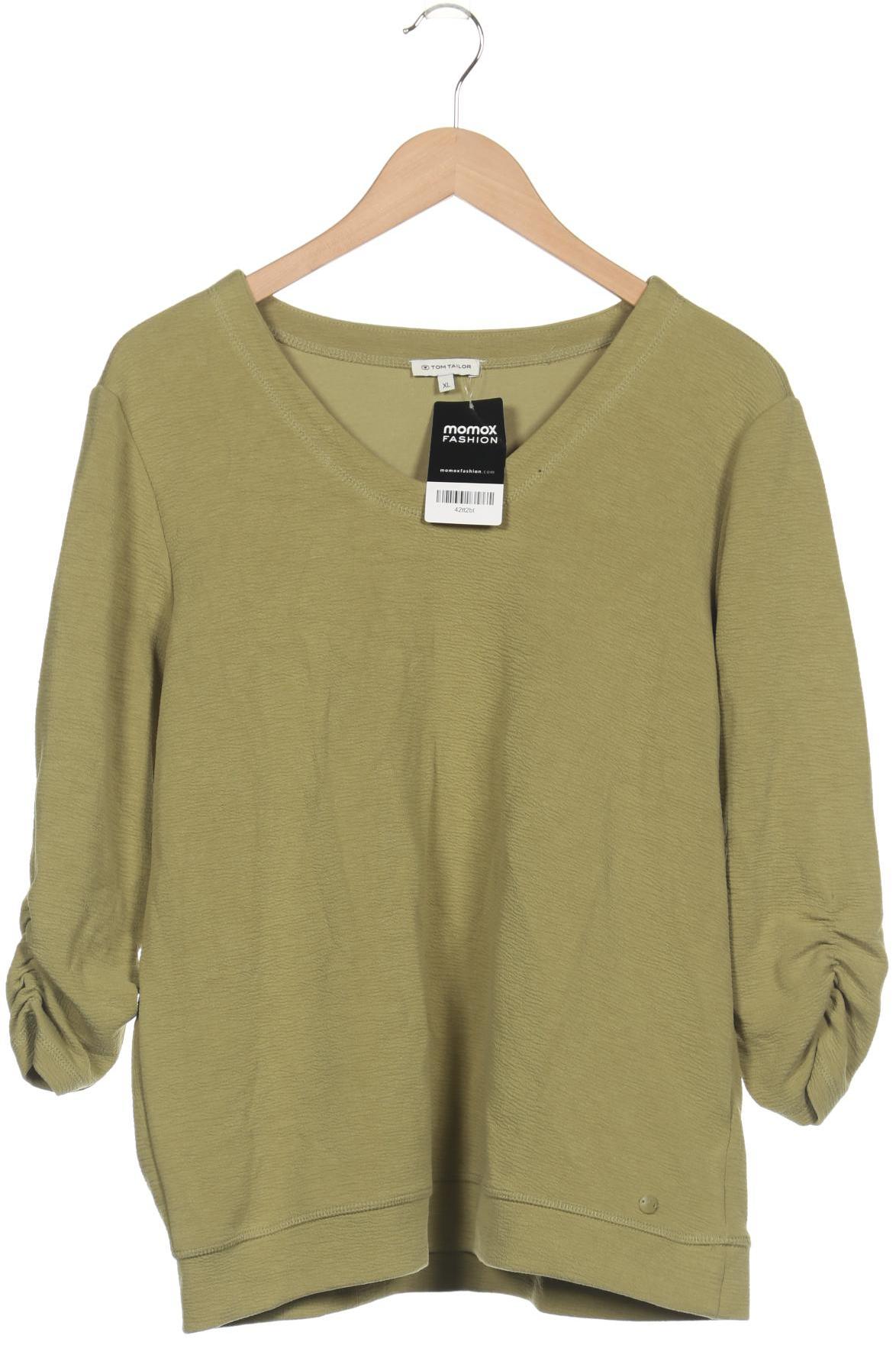 

Tom Tailor Damen Langarmshirt, grün, Gr. 44