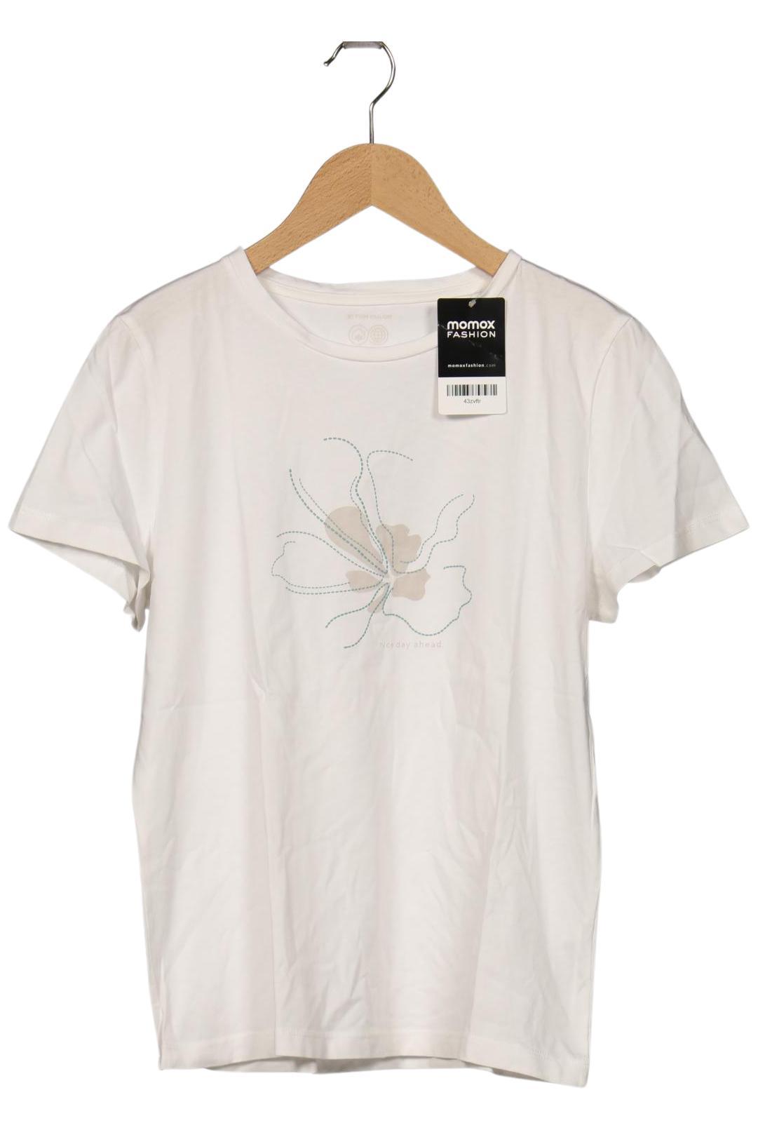 

Tom Tailor Damen T-Shirt, weiß, Gr. 38