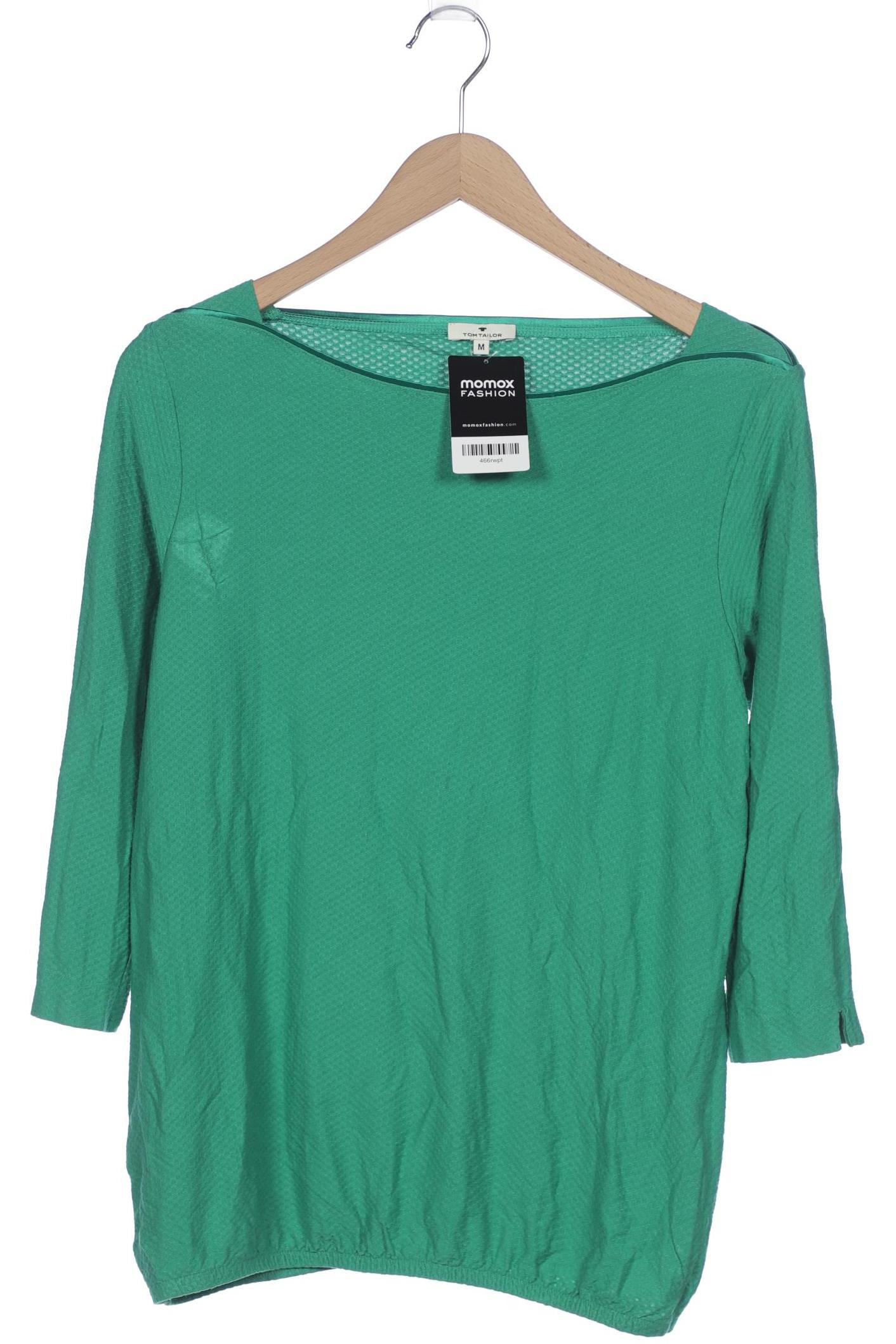

Tom Tailor Damen Langarmshirt, grün, Gr. 38