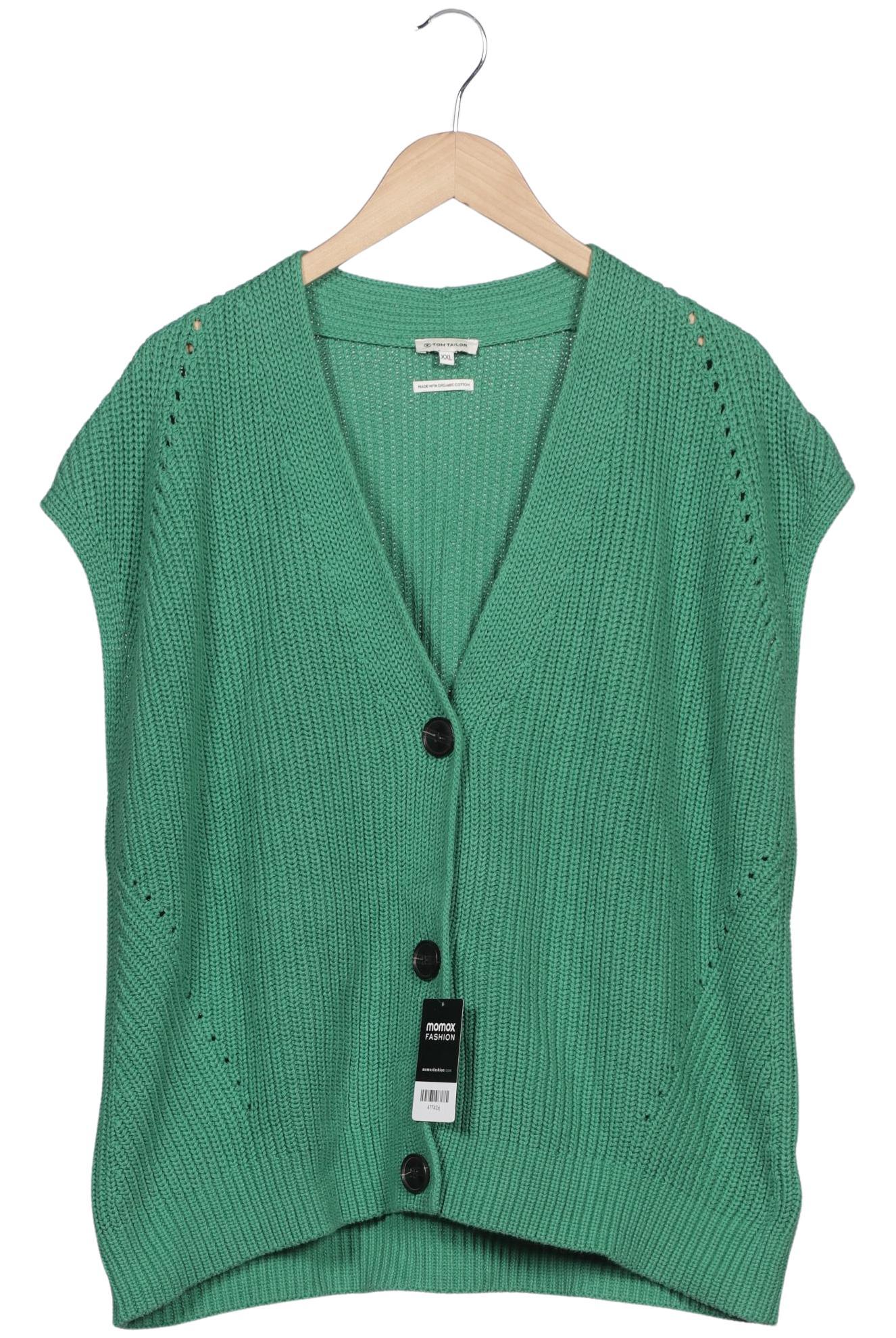 

Tom Tailor Damen Strickjacke, grün, Gr. 46