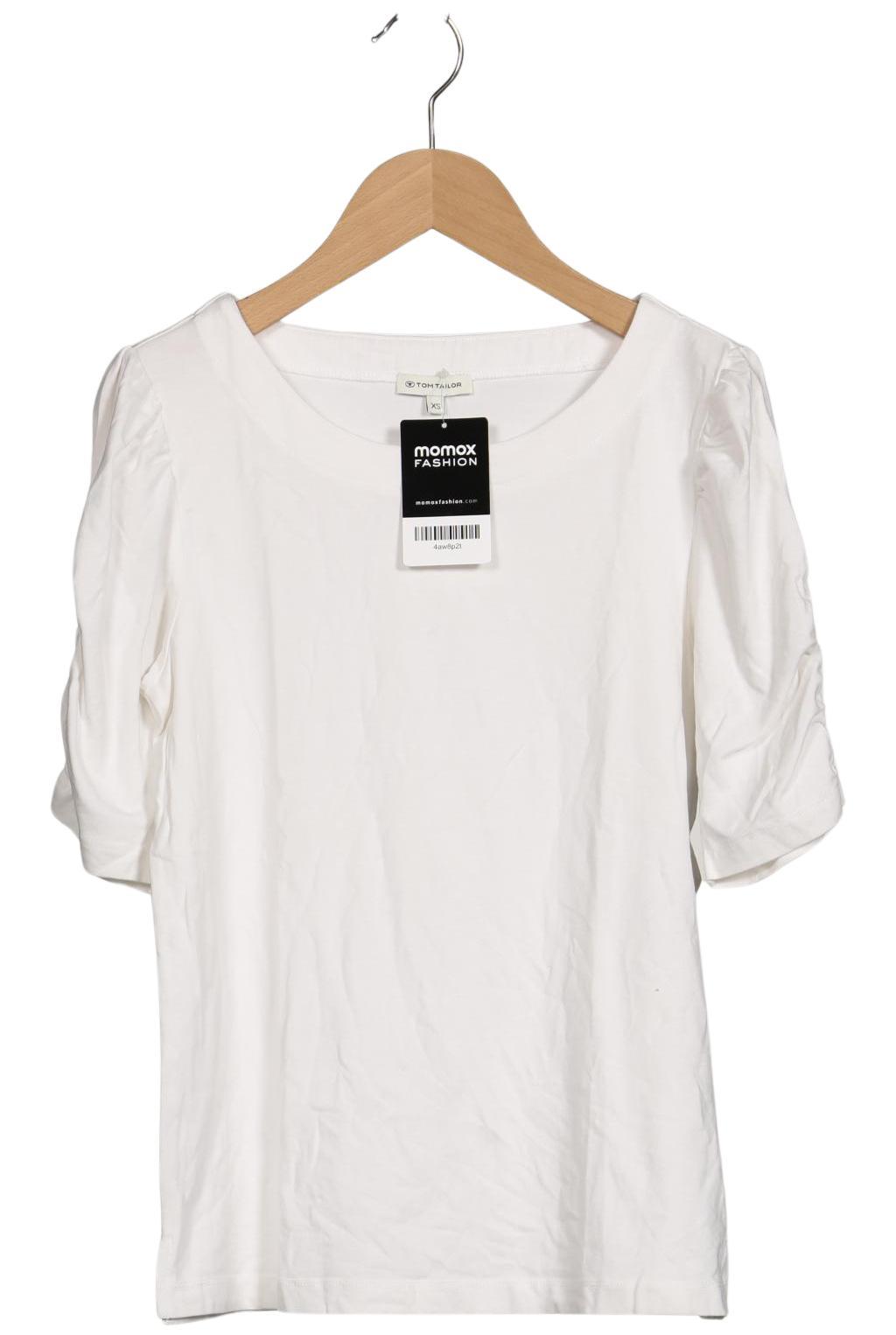

Tom Tailor Damen T-Shirt, weiß, Gr. 34