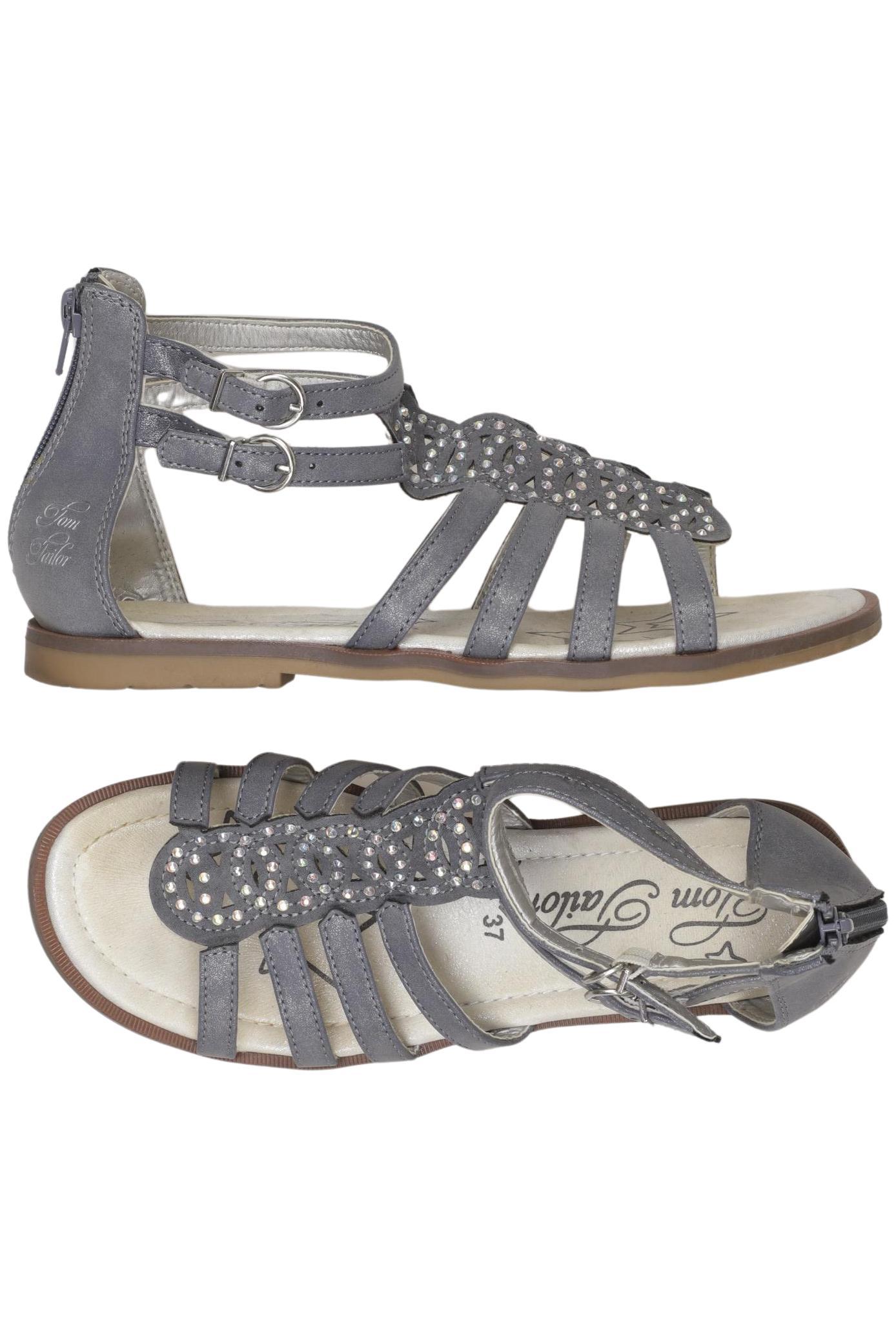 

Tom Tailor Damen Sandale, grau, Gr. 37