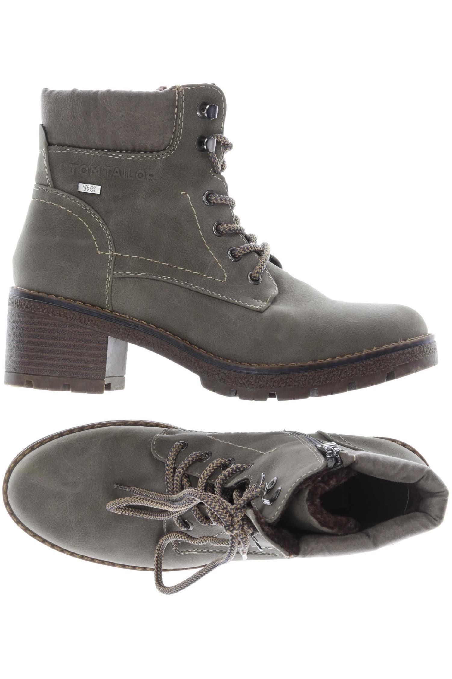 

Tom Tailor Damen Stiefelette, grün, Gr. 40