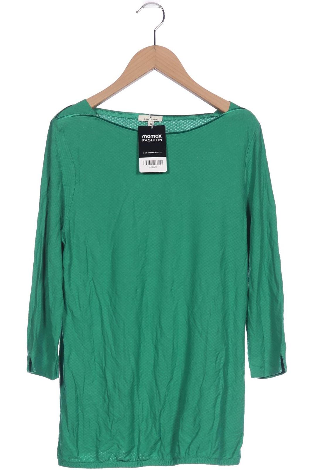 

Tom Tailor Damen Langarmshirt, grün, Gr. 36