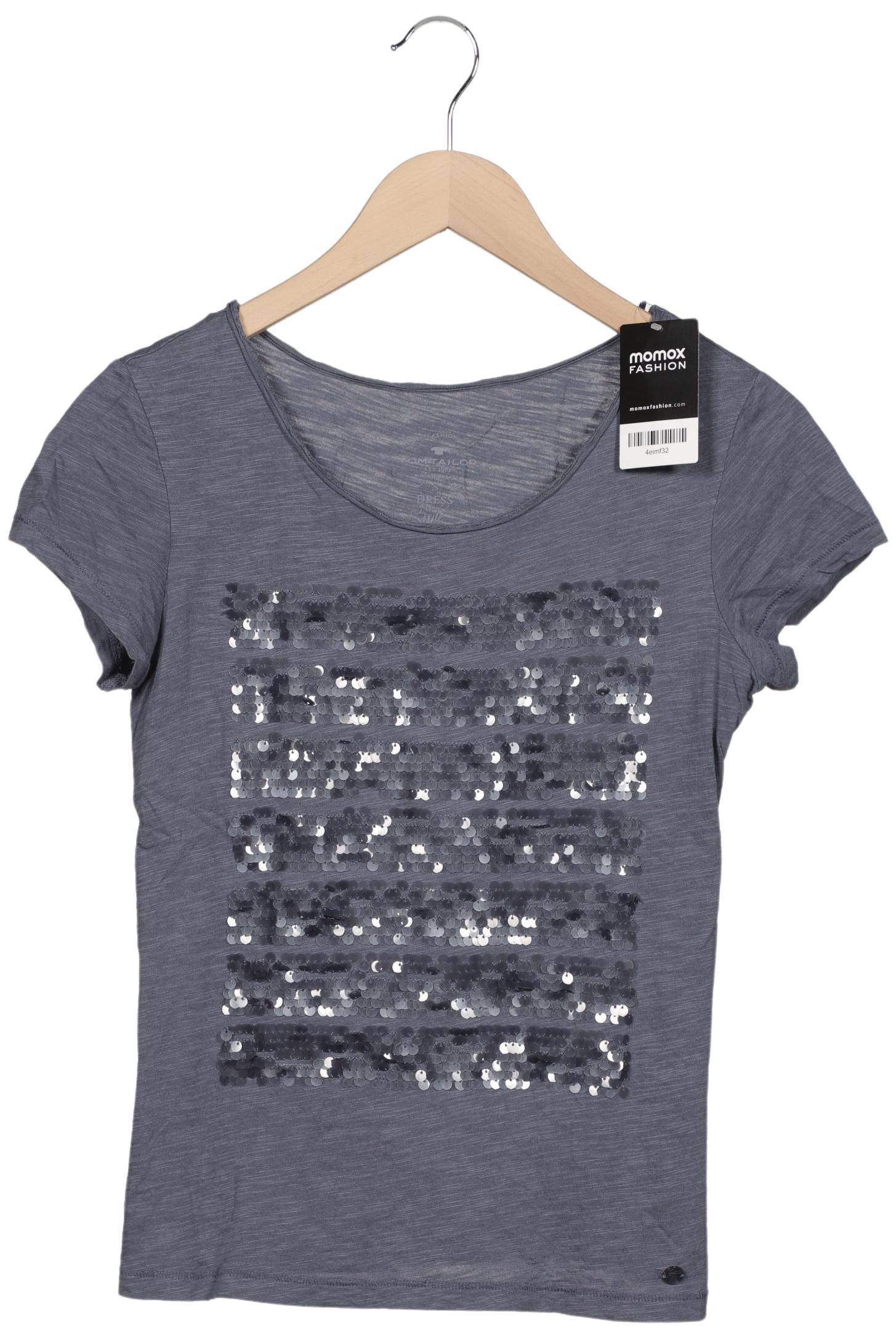 

Tom Tailor Damen T-Shirt, blau, Gr. 36