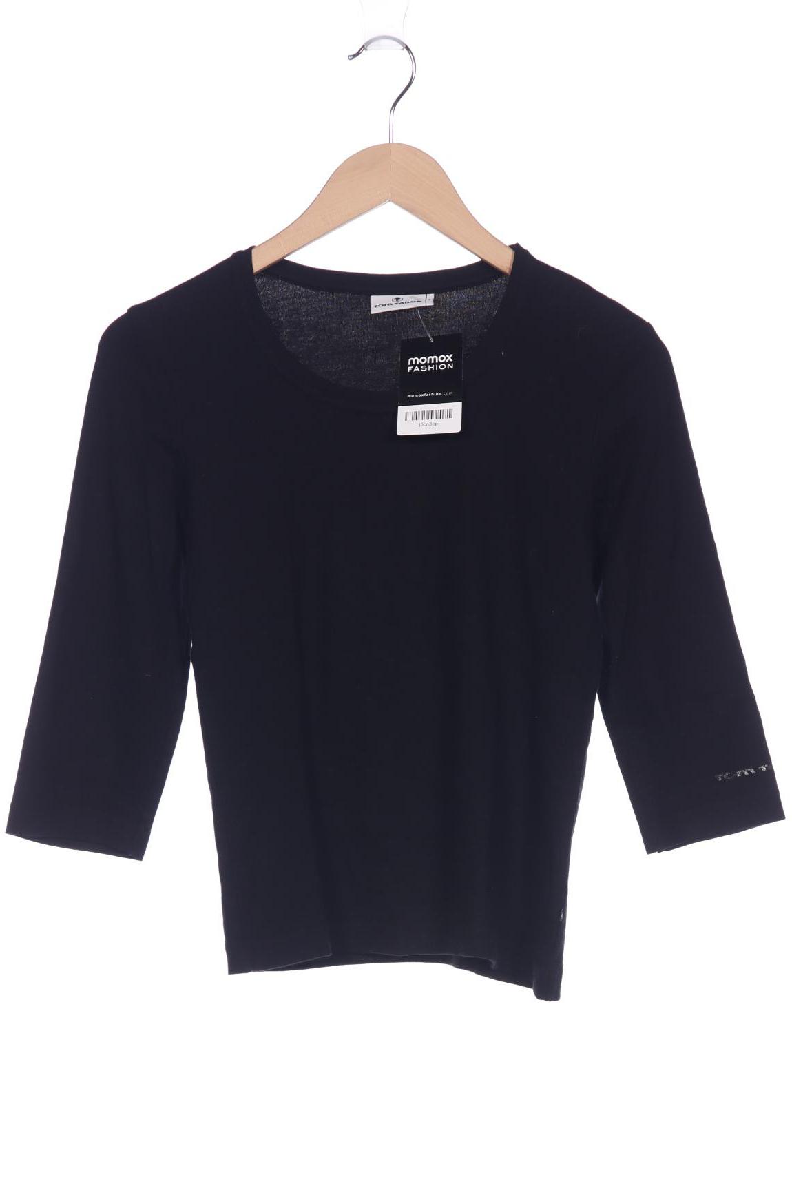 

Tom Tailor Damen Langarmshirt, schwarz, Gr. 38