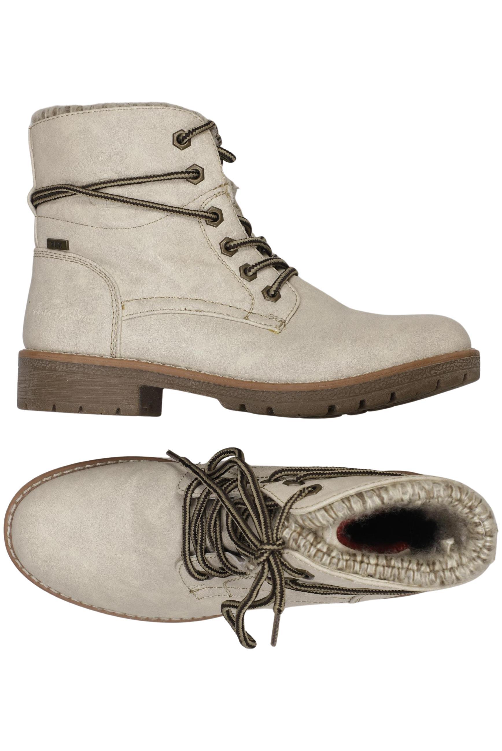 

Tom Tailor Damen Stiefelette, cremeweiß, Gr. 37