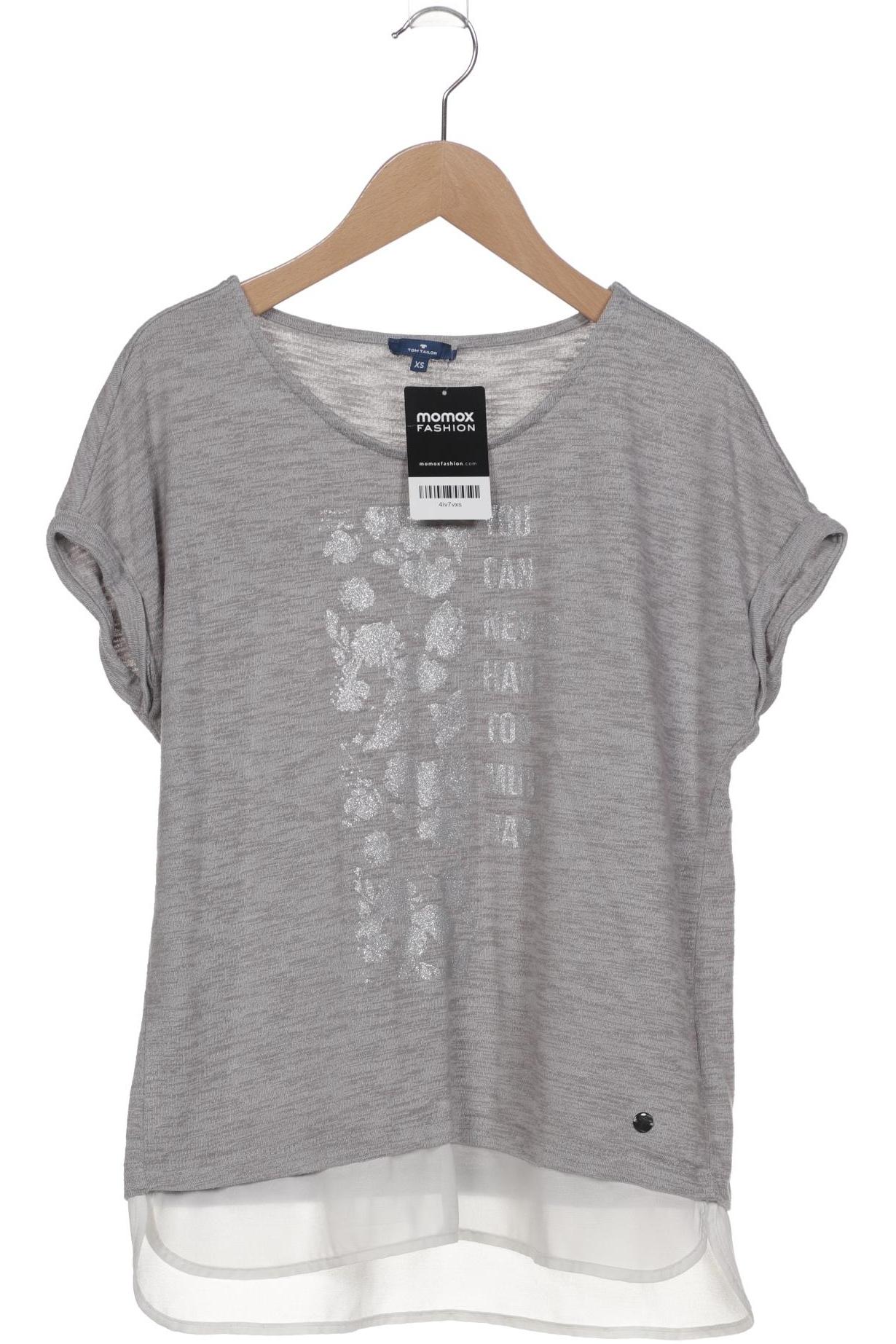 

Tom Tailor Damen T-Shirt, grau, Gr. 34