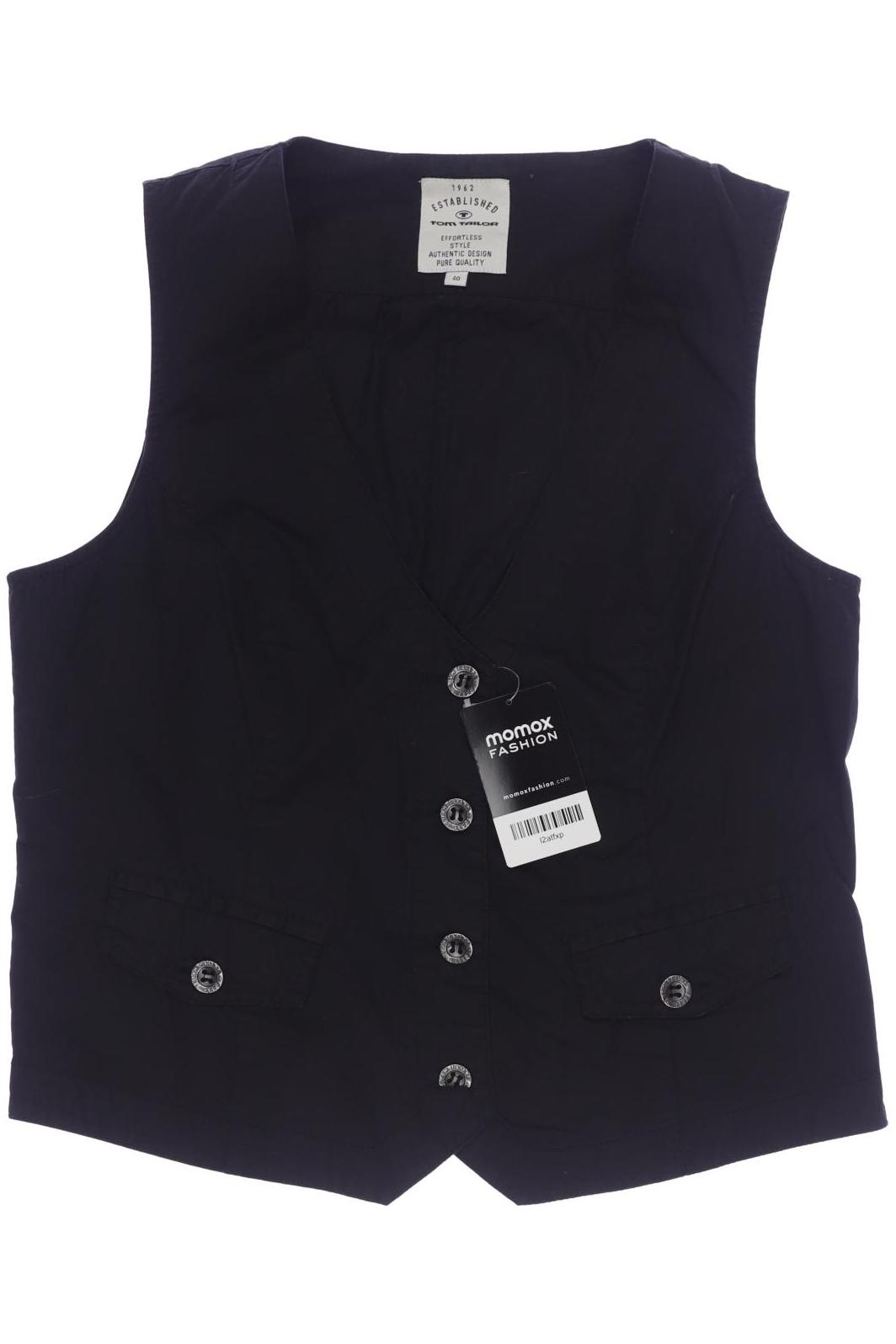 

Tom Tailor Damen Weste, schwarz, Gr. 40