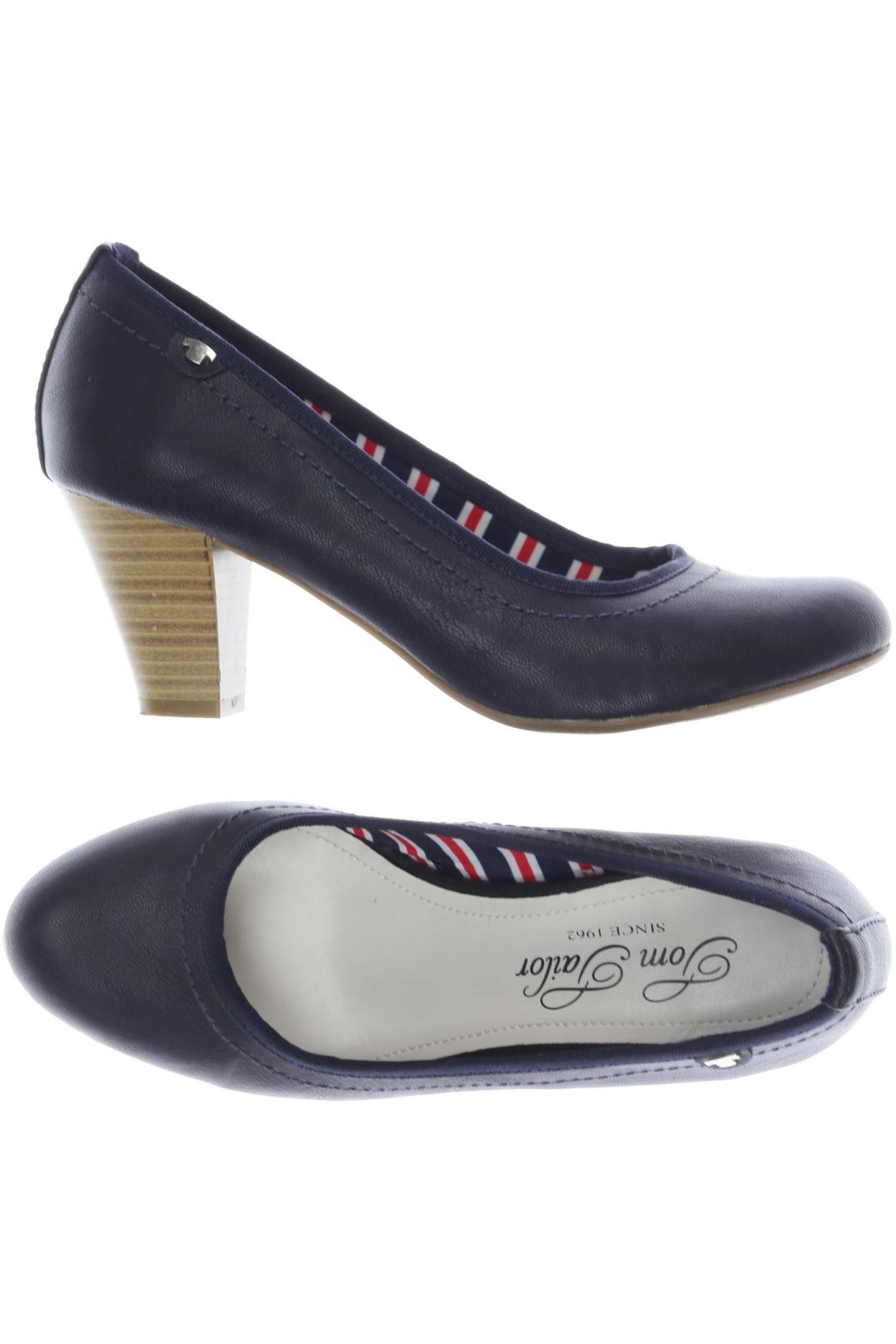 

Tom Tailor Damen Pumps, marineblau, Gr. 38