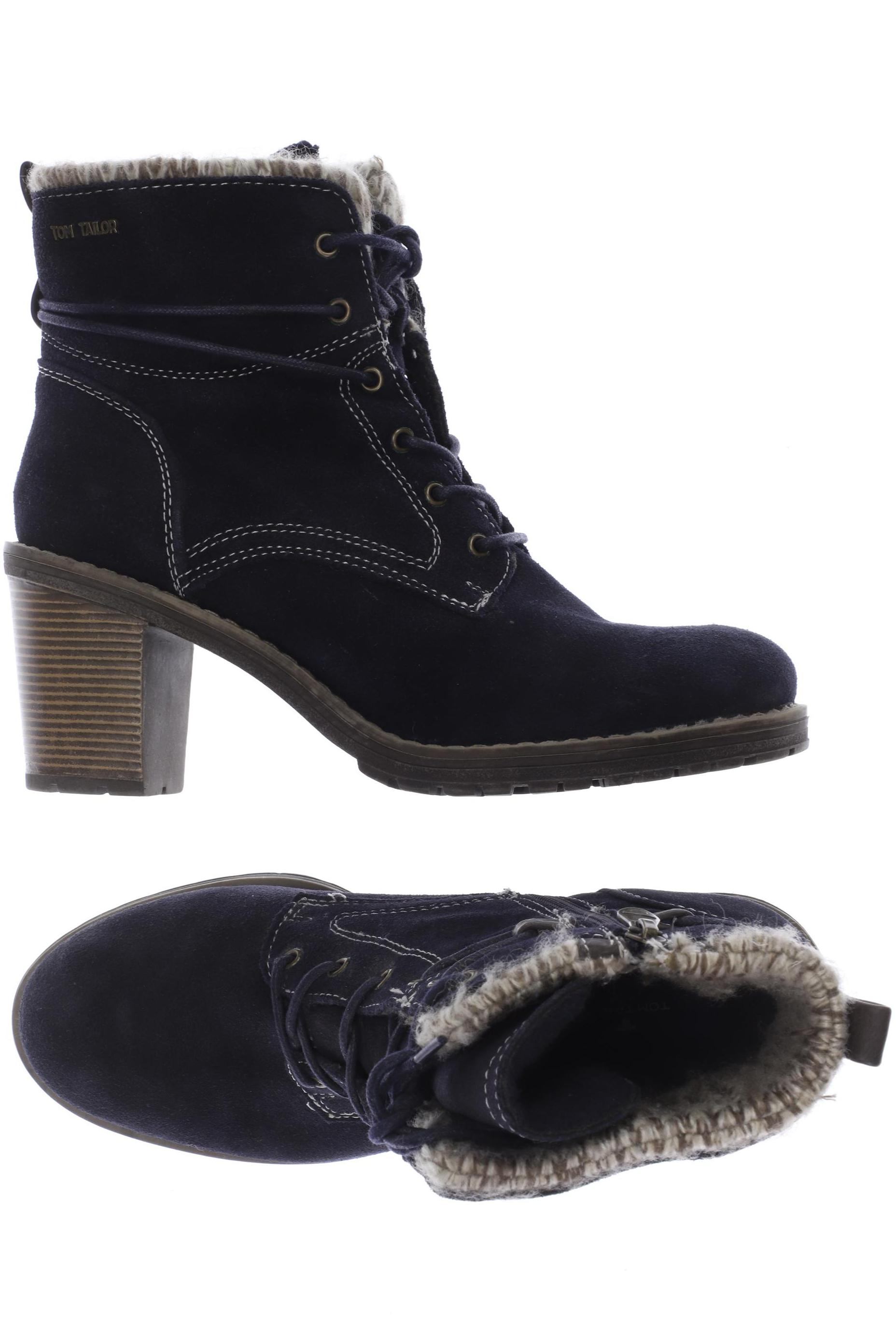 

Tom Tailor Damen Stiefelette, marineblau