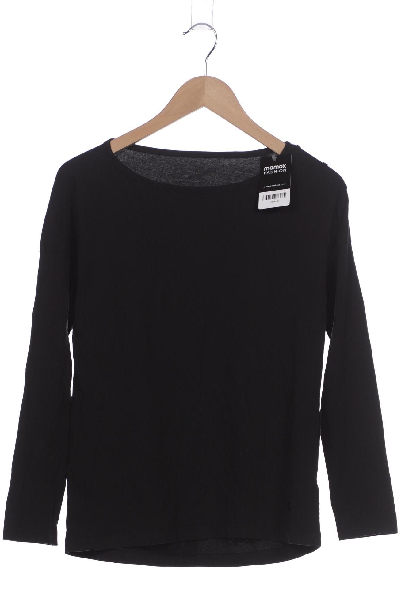 

Tom Tailor Damen Langarmshirt, schwarz, Gr. 38
