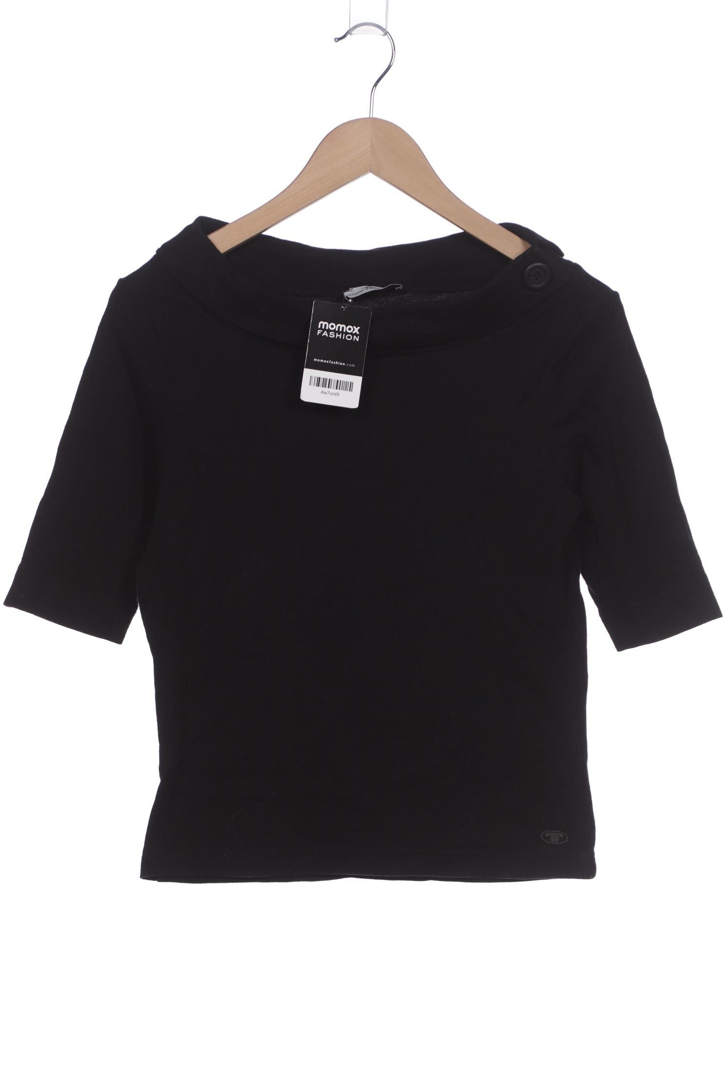 

Tom Tailor Damen T-Shirt, schwarz, Gr. 42