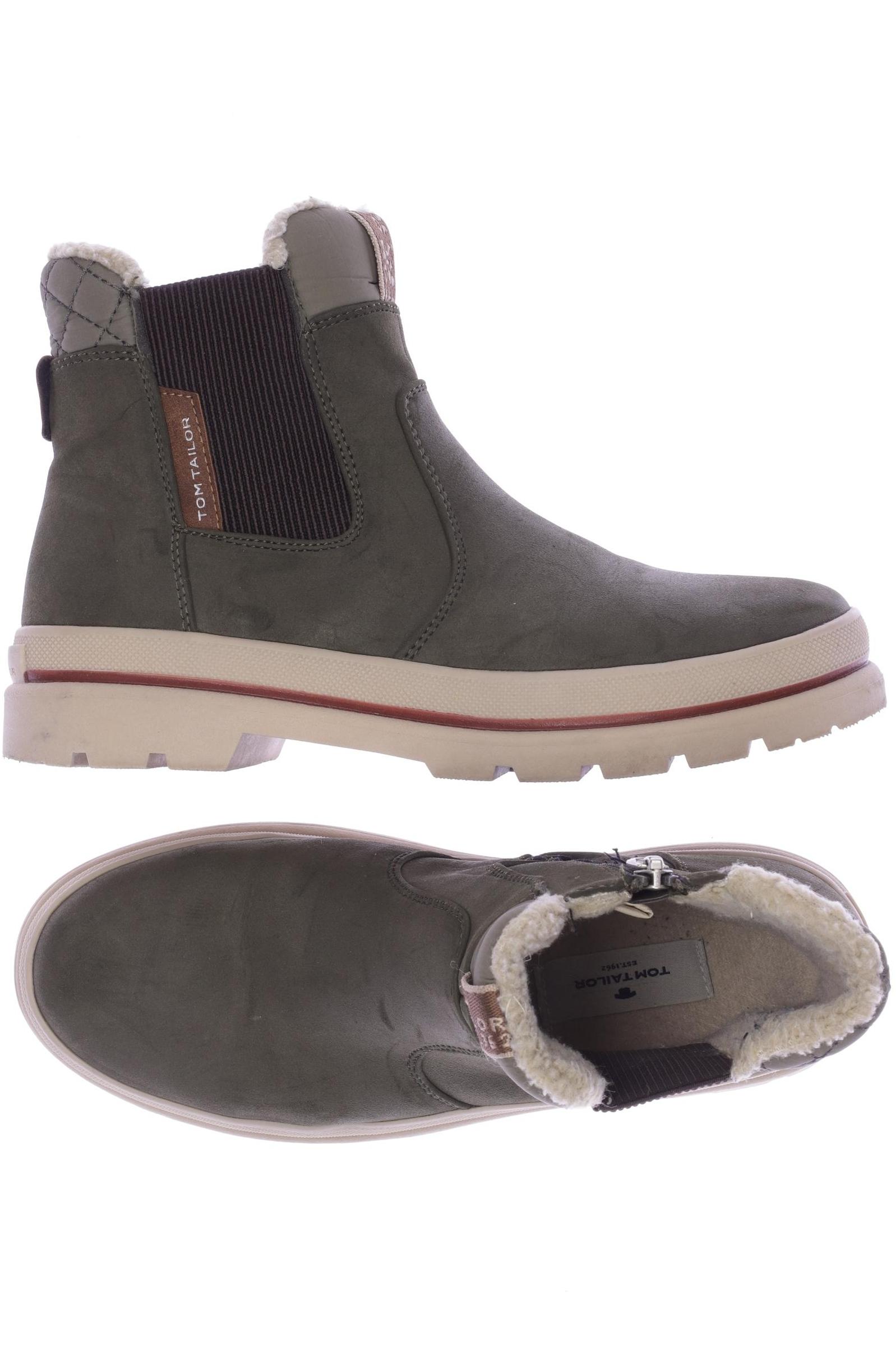 

Tom Tailor Damen Stiefelette, grün, Gr. 38