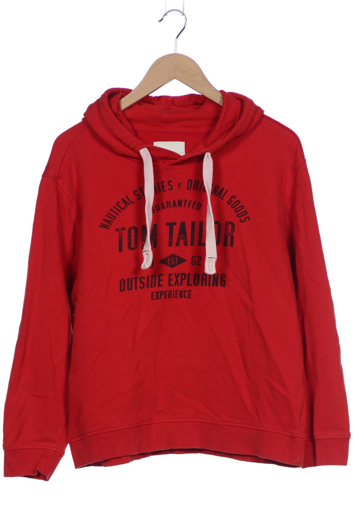 

Tom Tailor Damen Kapuzenpullover, rot, Gr. 44