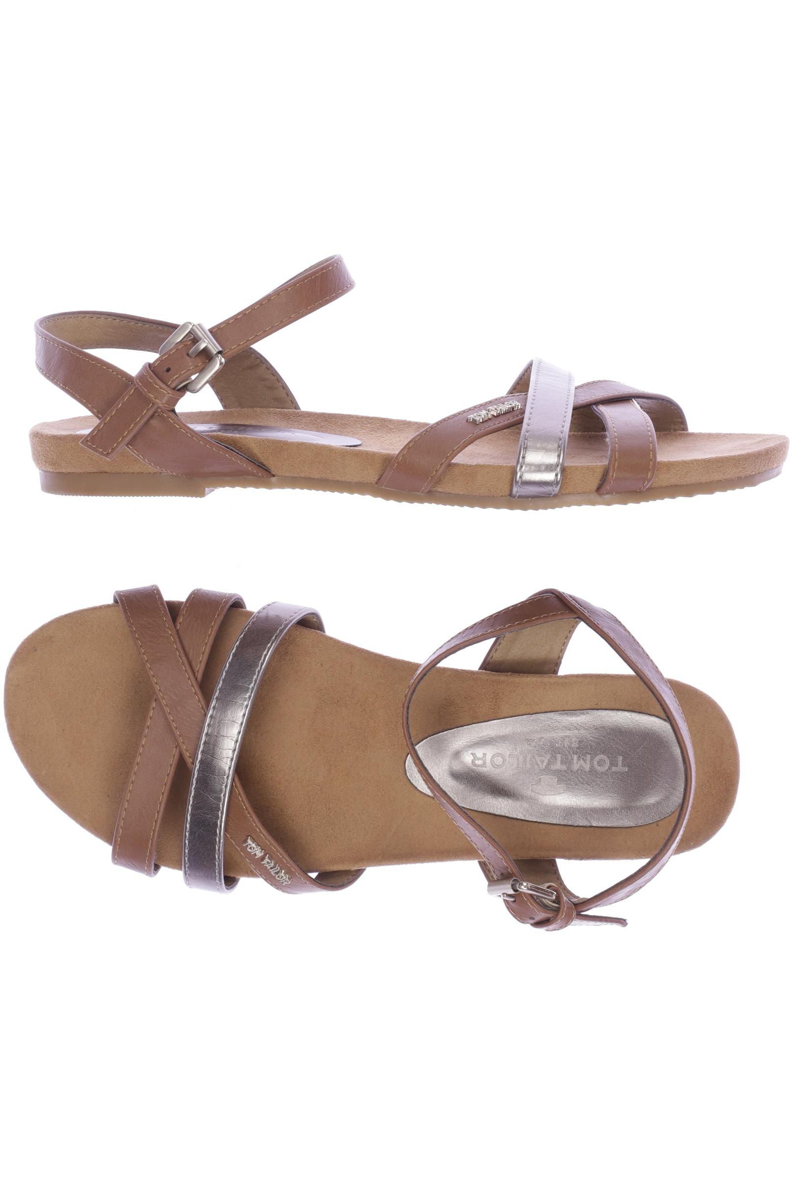 

Tom Tailor Damen Sandale, braun, Gr. 39