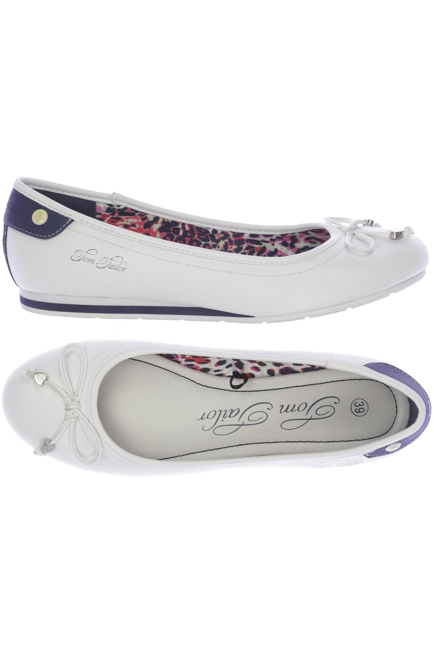 

Tom Tailor Damen Ballerinas, weiß, Gr. 39