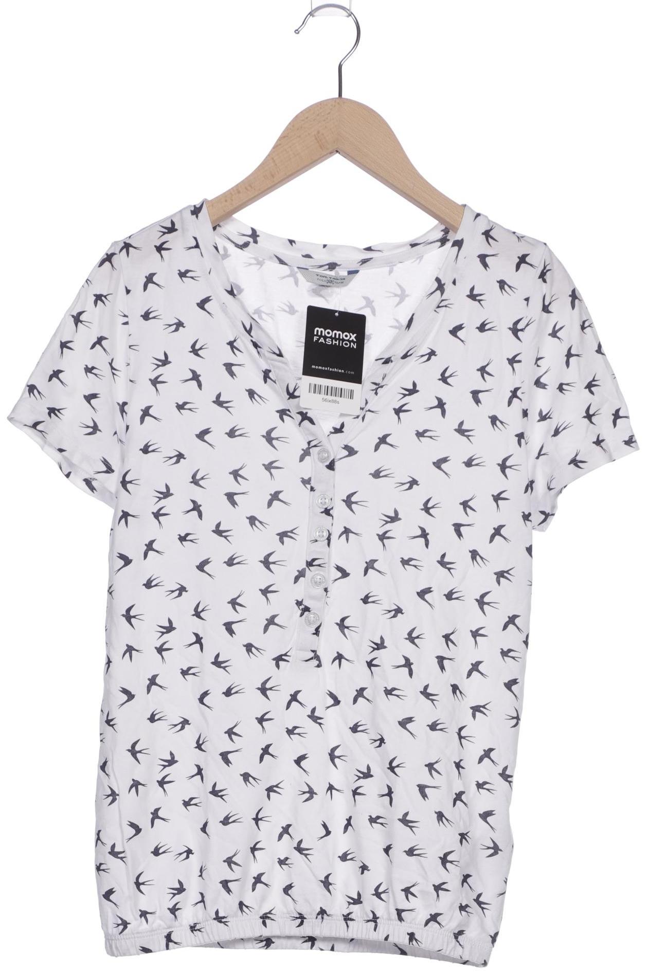 

Tom Tailor Damen T-Shirt, weiß, Gr. 32