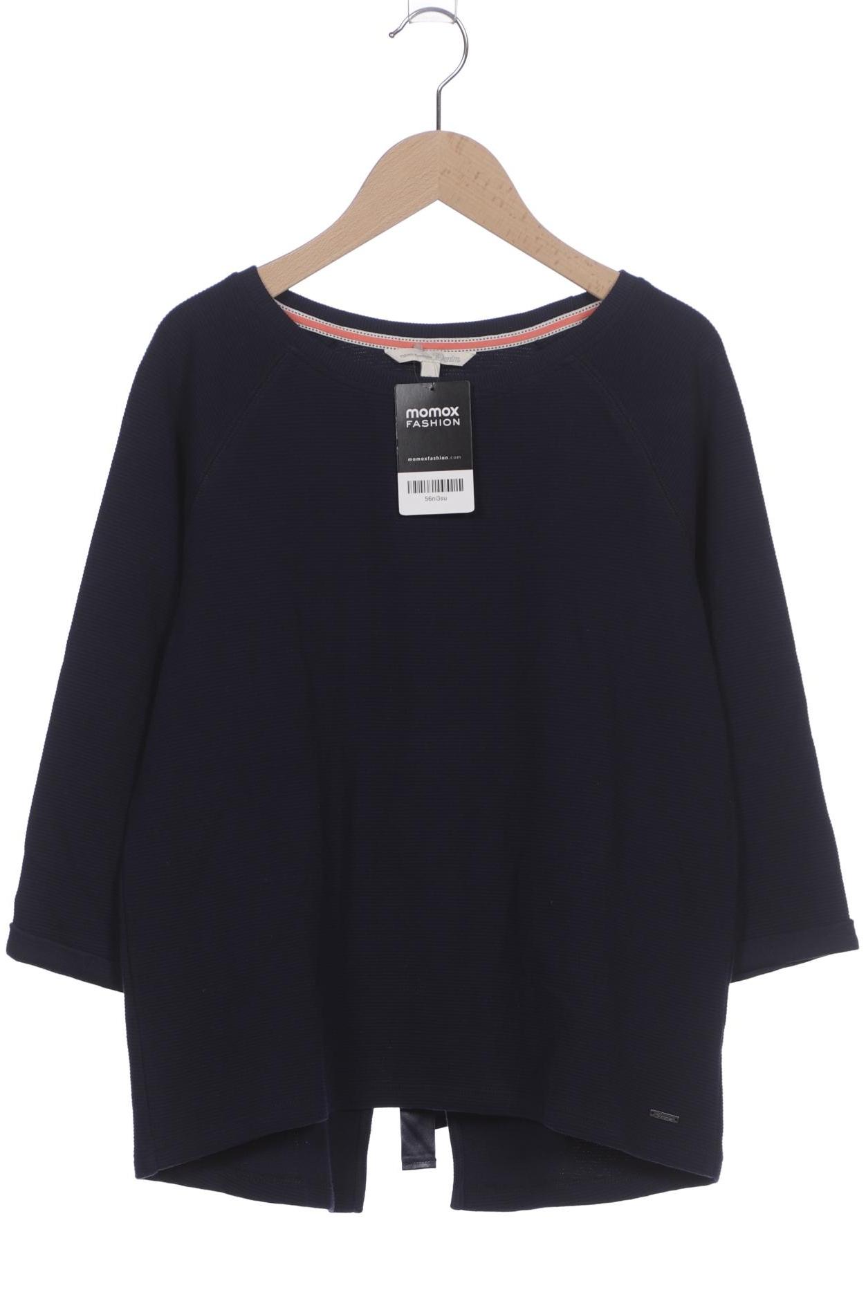 

Tom Tailor Damen Langarmshirt, marineblau, Gr. 36