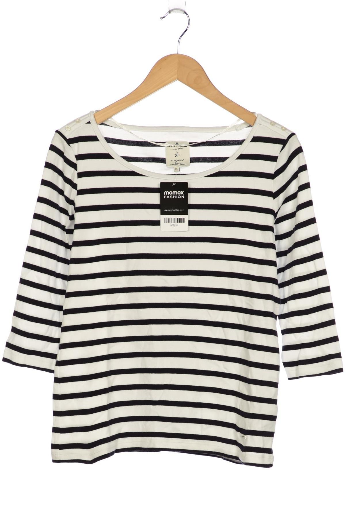 

Tom Tailor Damen Langarmshirt, weiß, Gr. 44