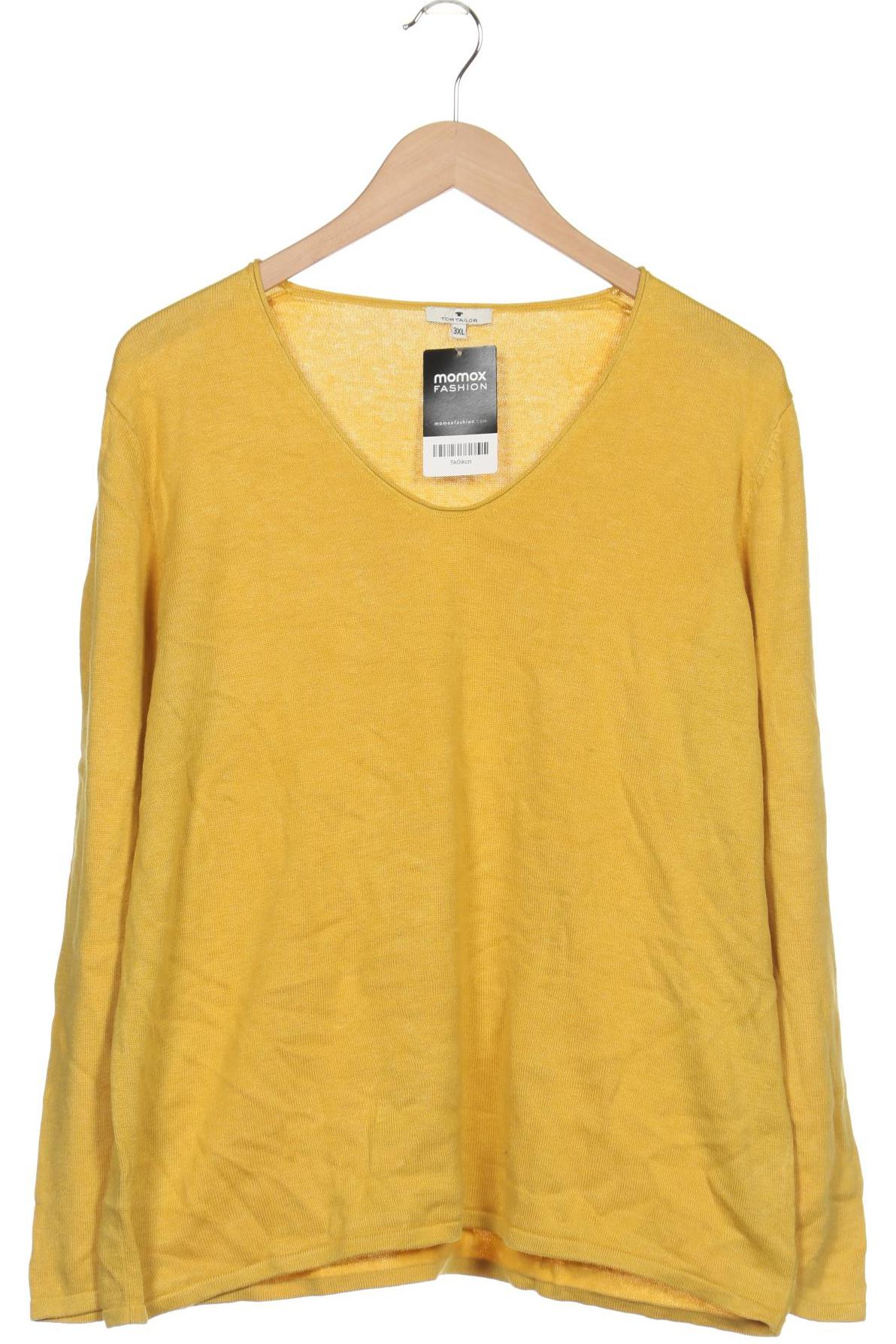 

Tom Tailor Damen Pullover, gelb, Gr. 48